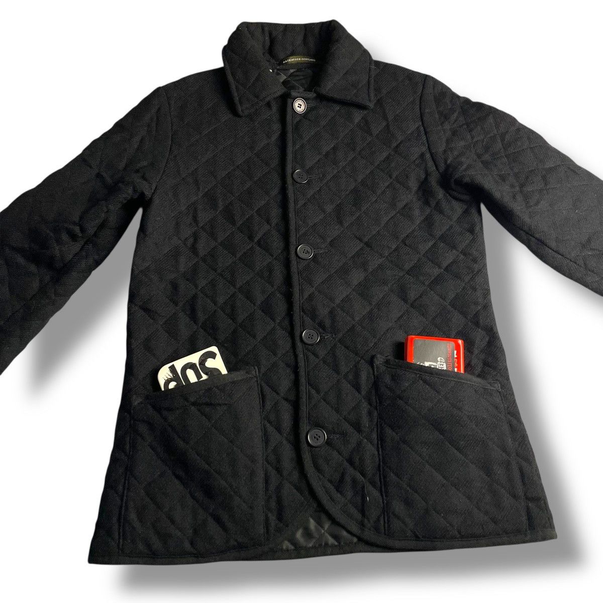 Mackintosh MACKINTOSH BUTTON UP QUILTED WOOL JACKET Size US M / EU 48-50 / 2 - 4 Thumbnail