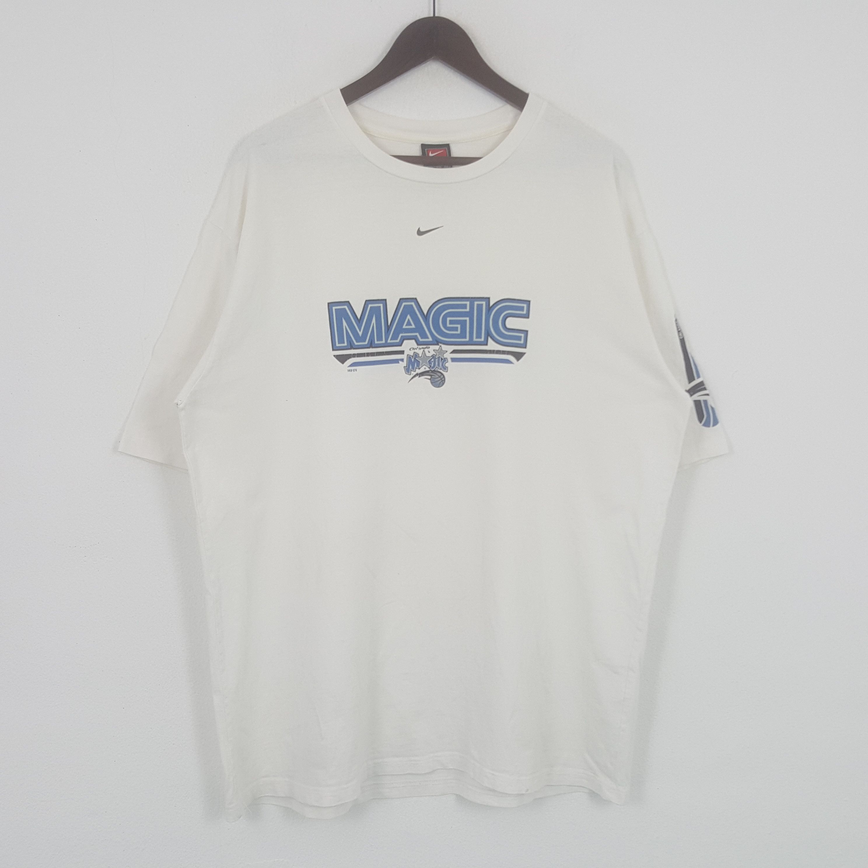 Nike × Vintage Vintage NIKE Magic Orlando Basketball Sonic Style T-shirt Size US XXL / EU 58 / 5 - 1 Thumbnail