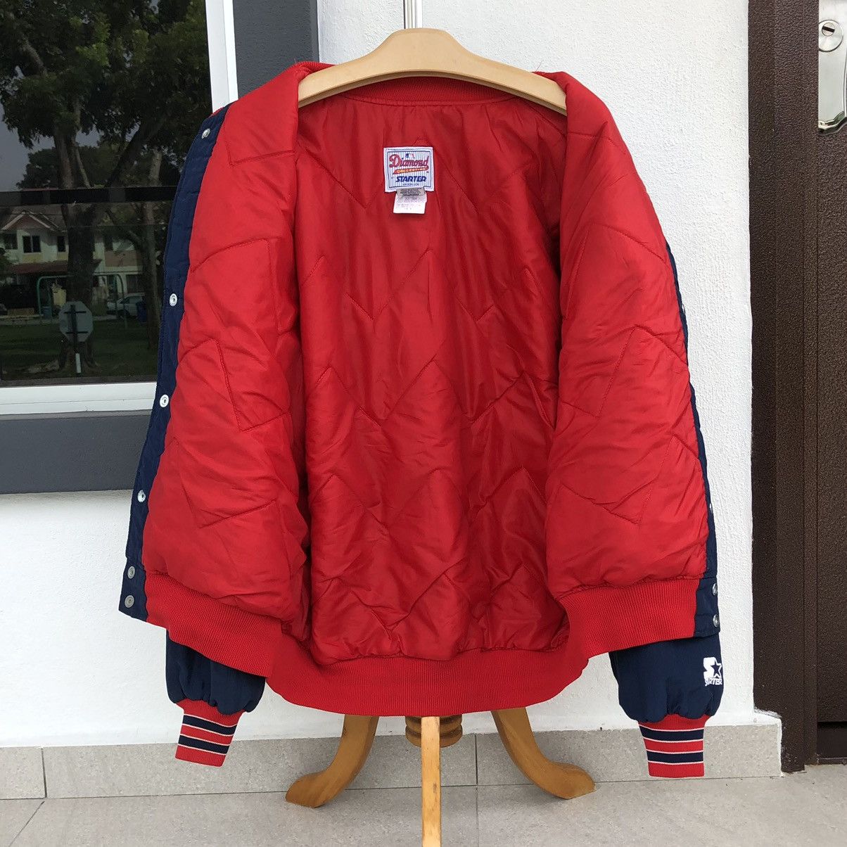 Starter Vintage Starter MLB REDSOX Baseball Varsity Jacket Size US L / EU 52-54 / 3 - 11 Thumbnail