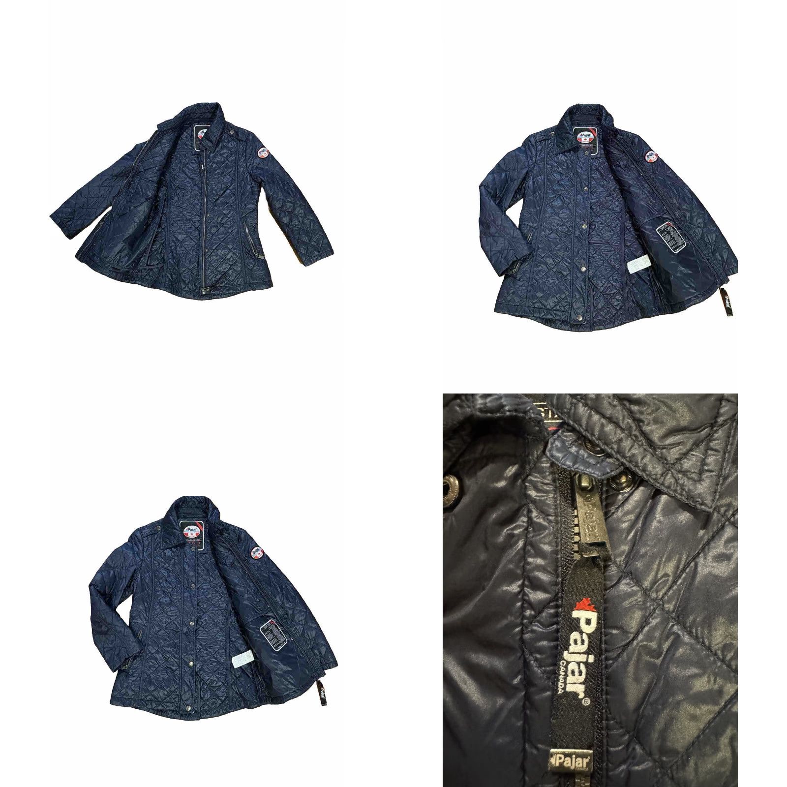 Pajar PAJAR CANADA DUPONT QUILTED Women'S Jacket Size Small - Black, Down Puffer, Nylon Shell, Faux Fur Trim, Zip Closure, Regular, Women Size S / US 4 / IT 40 - 8 Thumbnail