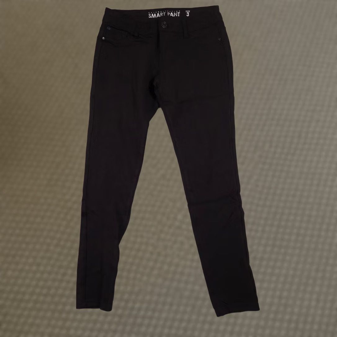 Vintage Celebrity Pink Pants Black Juniors 3 Ponte Slim Stretch Jegging Casual Size 26" / US 2 / IT 38 - 1 Thumbnail