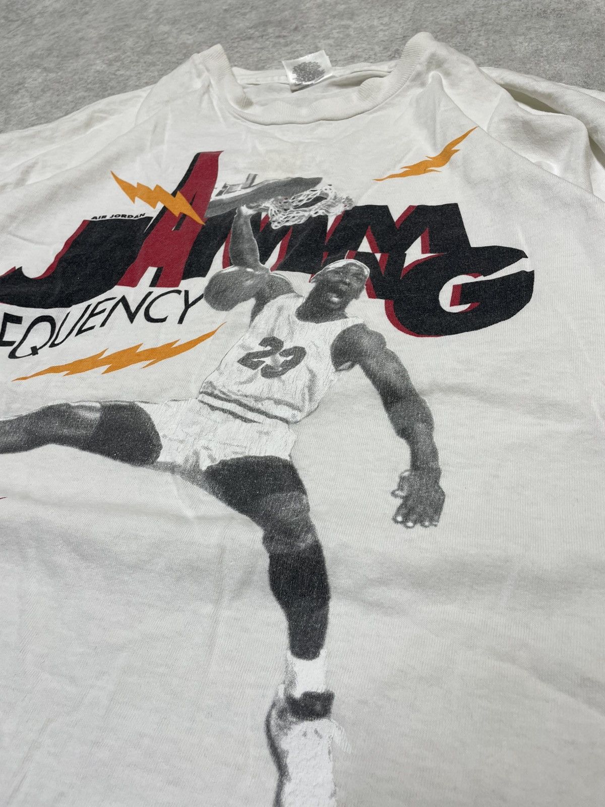 Jordan Brand × Nike × Vintage One seam limited Jordan T-shirt one on sale 1990 Size US L / EU 52-54 / 3 - 10 Thumbnail