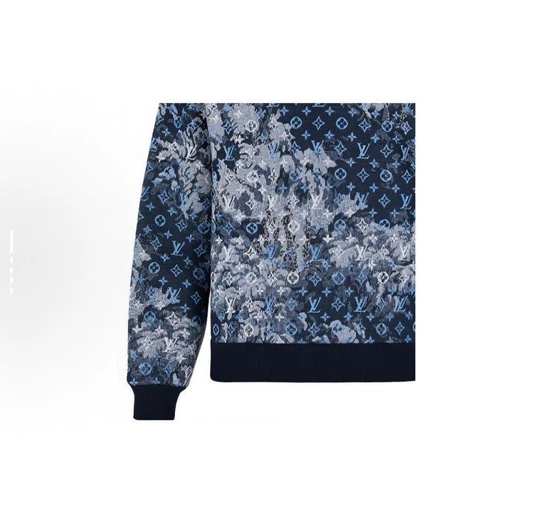 Louis Vuitton Louis Vuitton Logo monogram print crew neck pullover long Size US M / EU 48-50 / 2 - 3 Thumbnail