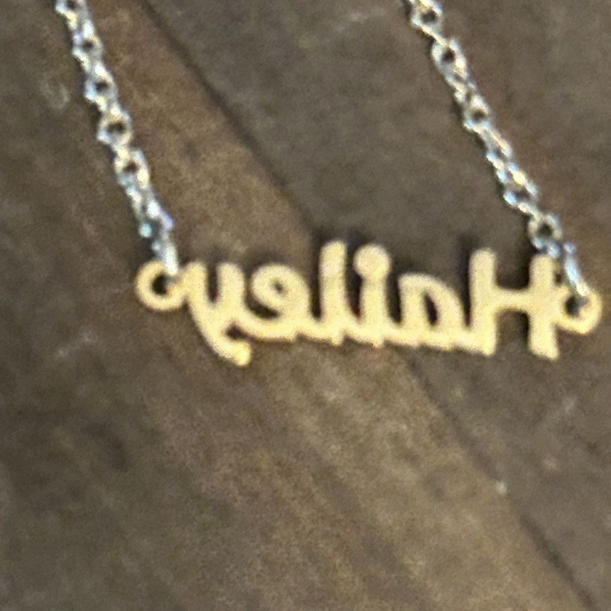 Other MDB dainty gold tone Hailey name necklace Size ONE SIZE - 5 Thumbnail