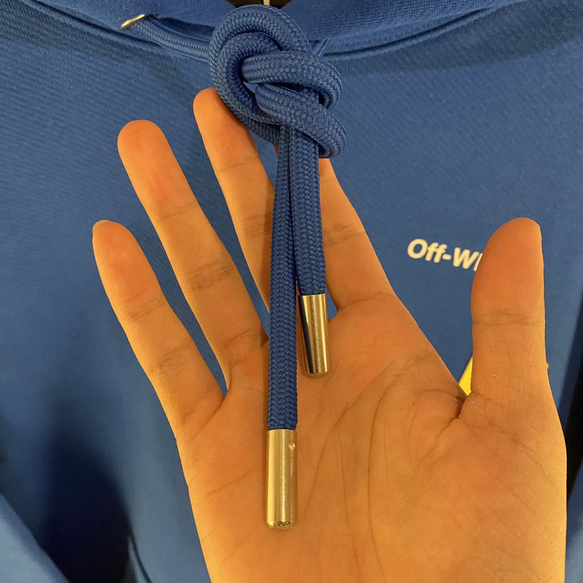 Off-White Off-White Blue Size Small Costco Hoodie Size US S / EU 44-46 / 1 - 3 Thumbnail