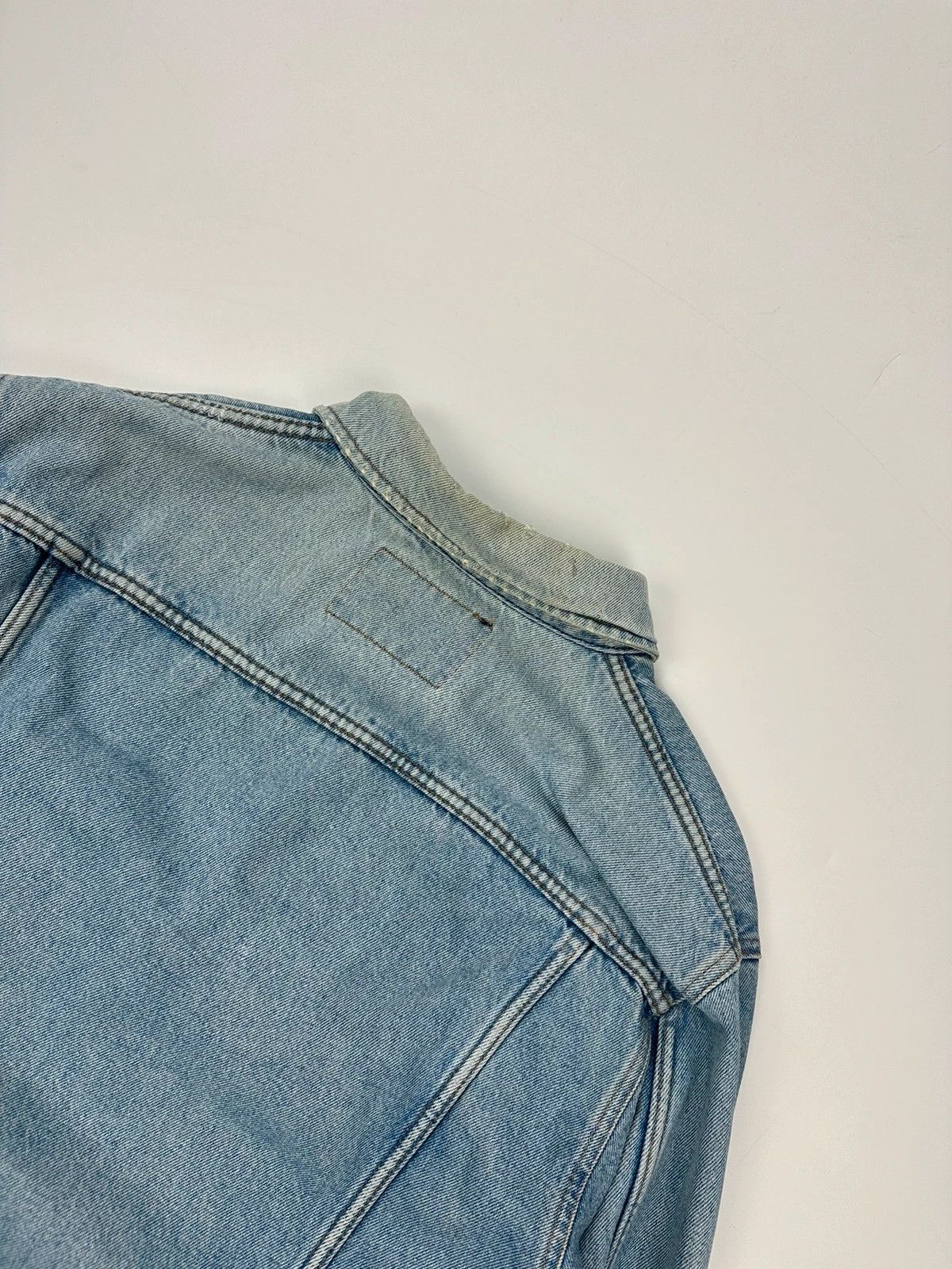 Armani Armani Jeans 90’s Wash Blue Denim Jacket Boxy Cut Size US L / EU 52-54 / 3 - 7 Thumbnail