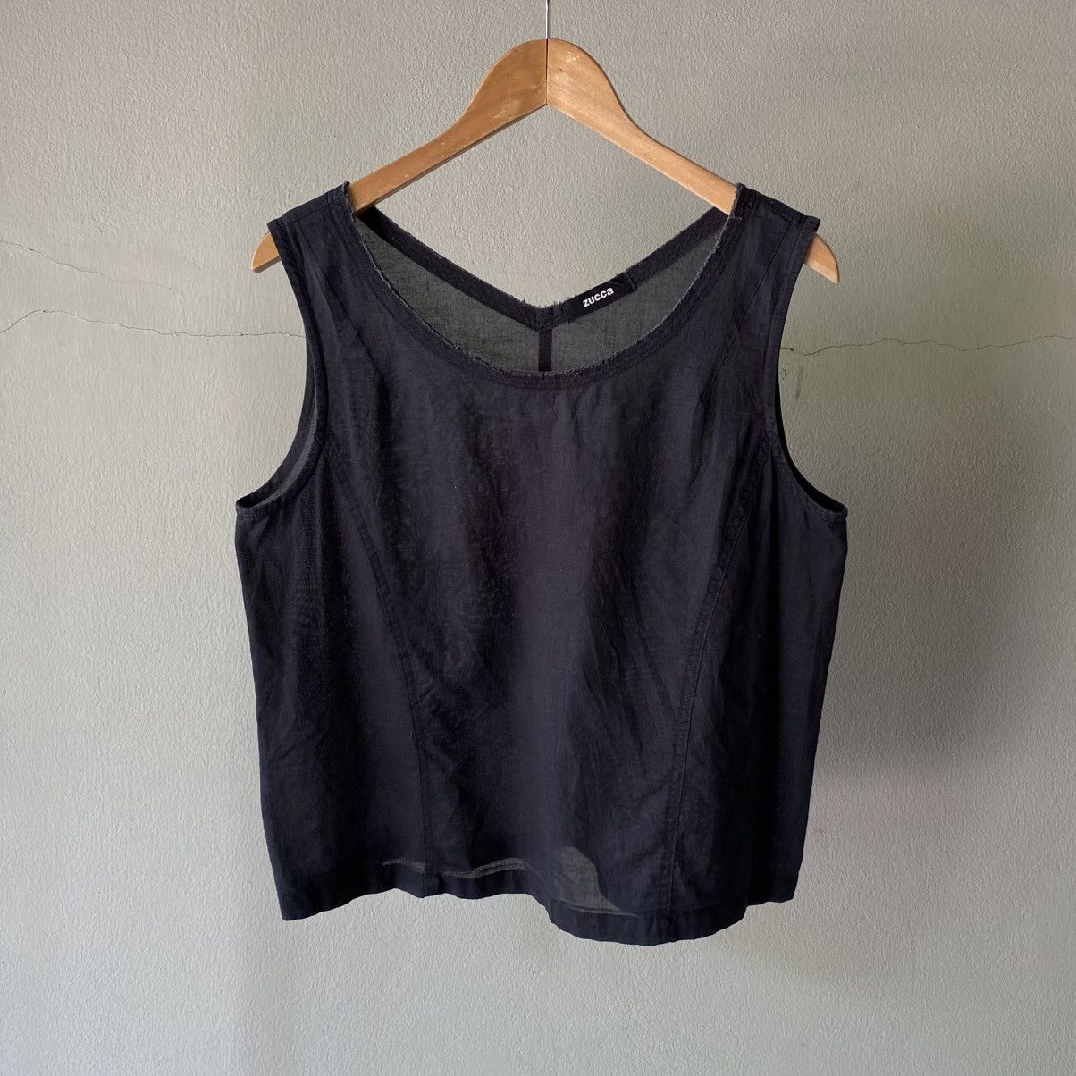Zucca ZUCCA Black Sleeveless Blouse Size M / US 6-8 / IT 42-44 - 1 Thumbnail
