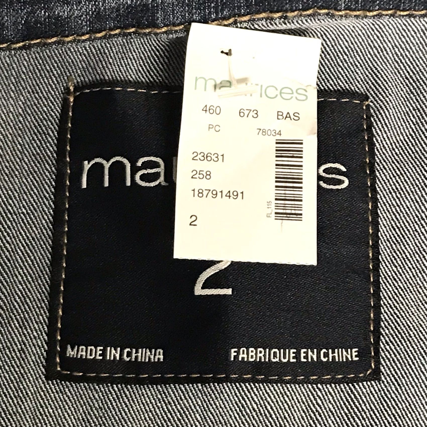 Vintage Maurices Vest Women Dark Blue Wash Stretch Denim Button-Up Sleeveless Collared 4-Pockets Distressed Casual Travel 2 Size XS / US 0-2 / IT 36-38 - 4 Thumbnail