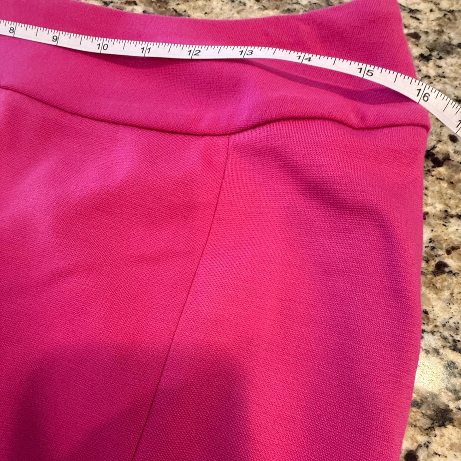 Other J’ Envie hot pink knit mini skirt split hem SZ 4 Size 27" / US 4 / IT 40 - 6 Thumbnail