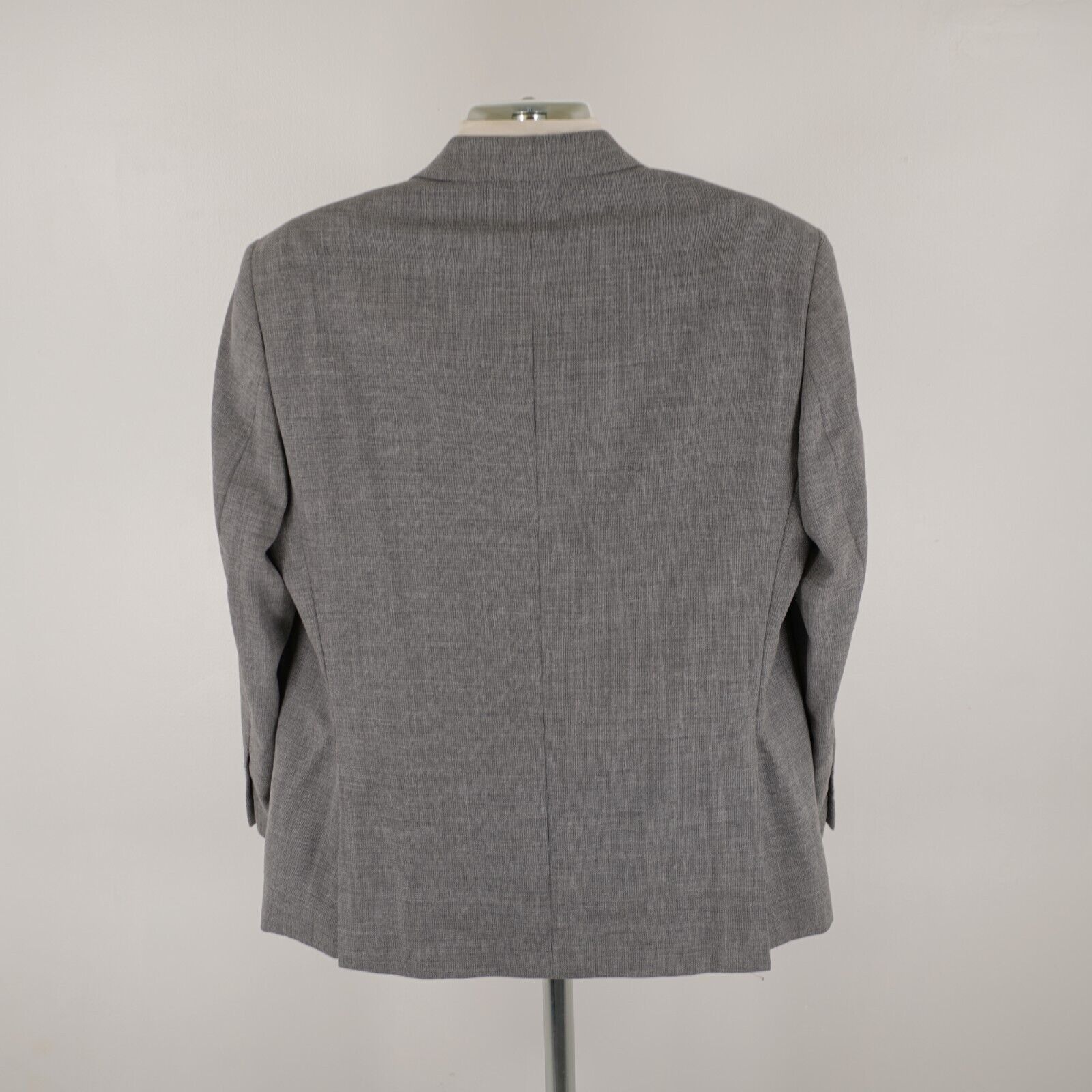 Jos. A. Bank Jos A Bank Traveler's Textured Wool Gray Basketweave 2 Butto Size 42R - 7 Thumbnail