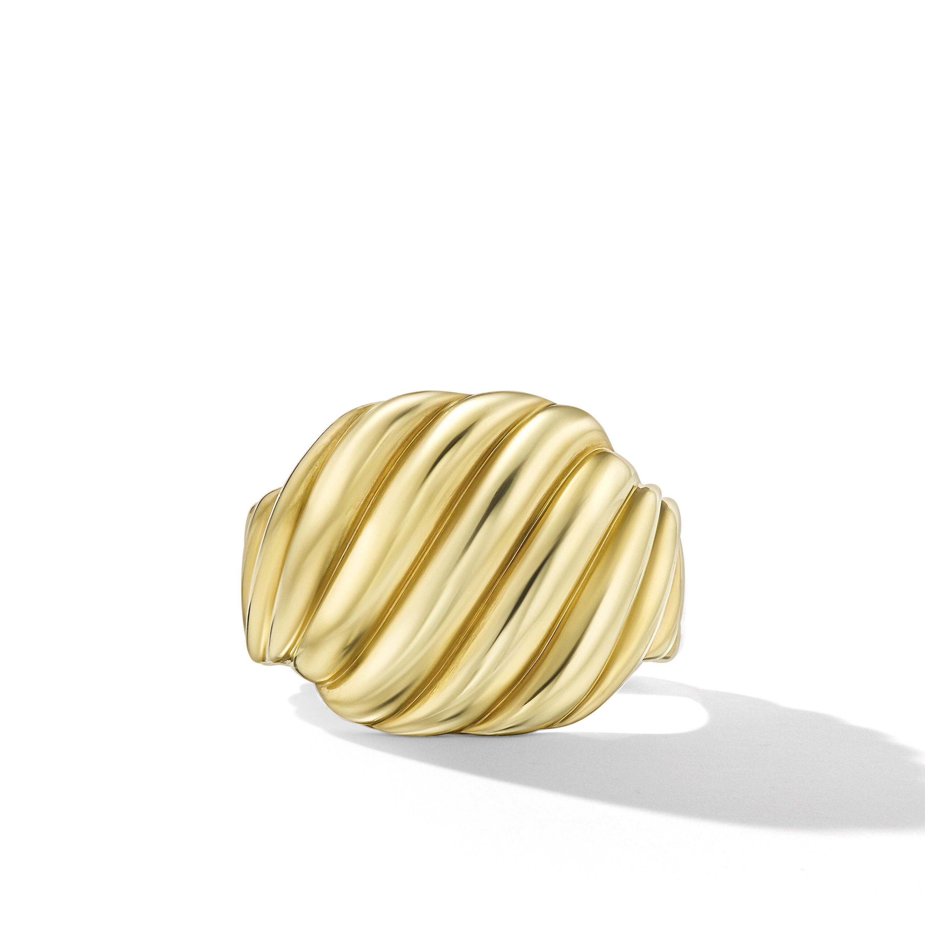 David Yurman o1w1db10325 R17537 Ring in 18K Yellow Gold & 17mm Size ONE SIZE - 1 Thumbnail