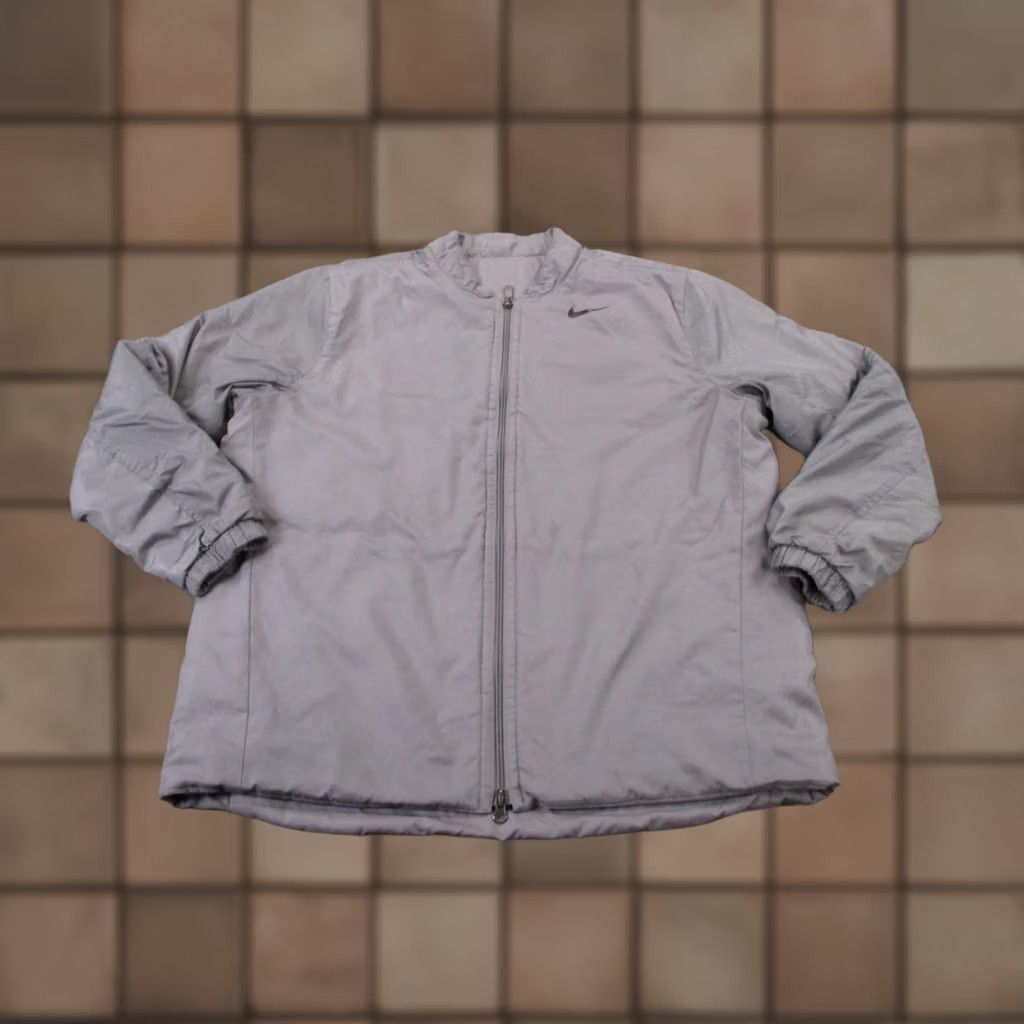 Nike Nike Jacket Mens XL Gray Puffer Lightweight Windbreaker Insulated Thermal Outdoor Golf Long Sleeve Zip Quilted Polyester - Mens Size US XL / EU 56 / 4 - 1 Thumbnail