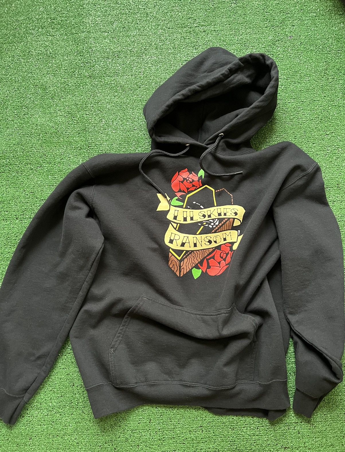 Lil Skies X ransom collab hoodie