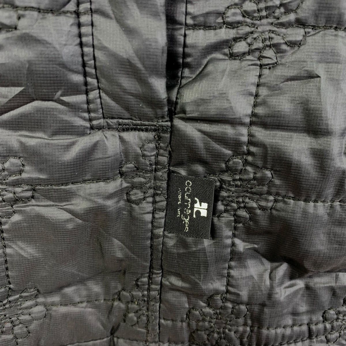 Courreges Vintage Courrèges Paris Quilted Hooded Jacket Size US M / EU 48-50 / 2 - 6 Thumbnail