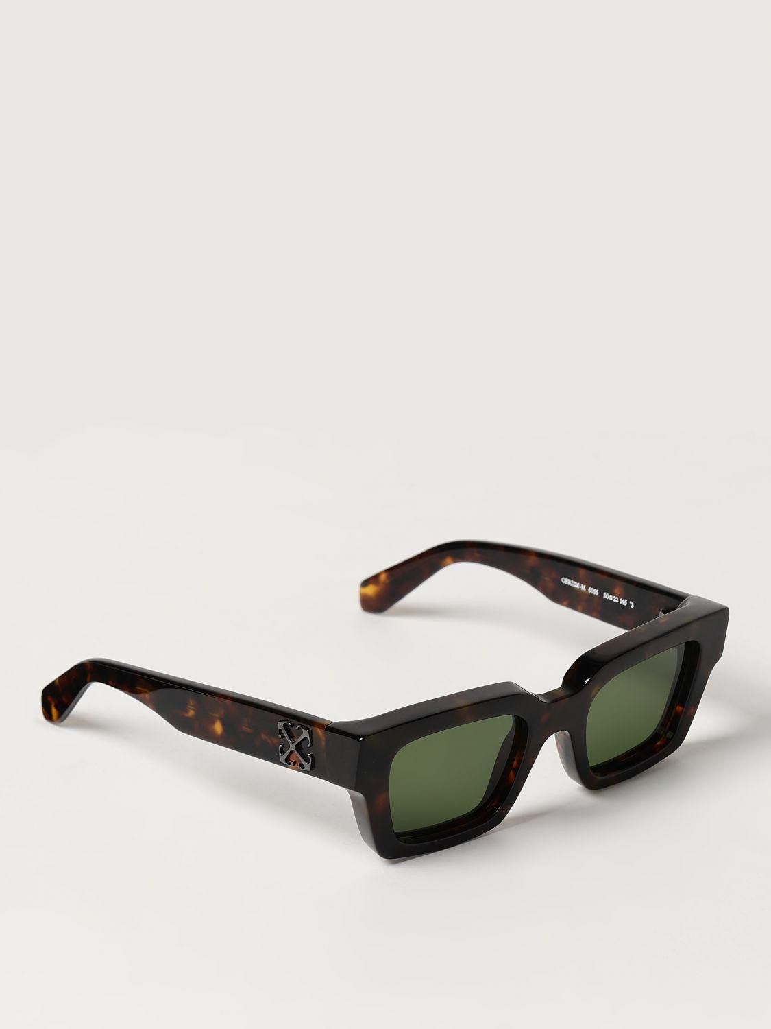 image of Off White New Off-White Virgil Oeri126S24Pla0016055 Sunglasses in Havana, Men's