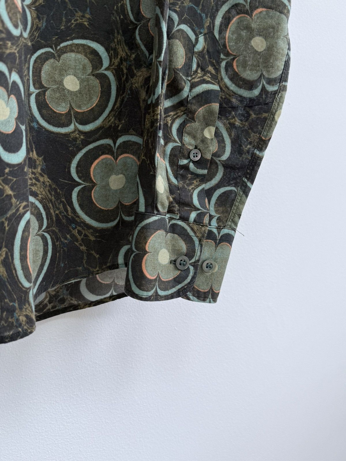Dries Van Noten Dries Van Noten Floral Print Button Up Shirt Size US M / EU 48-50 / 2 - 7 Thumbnail