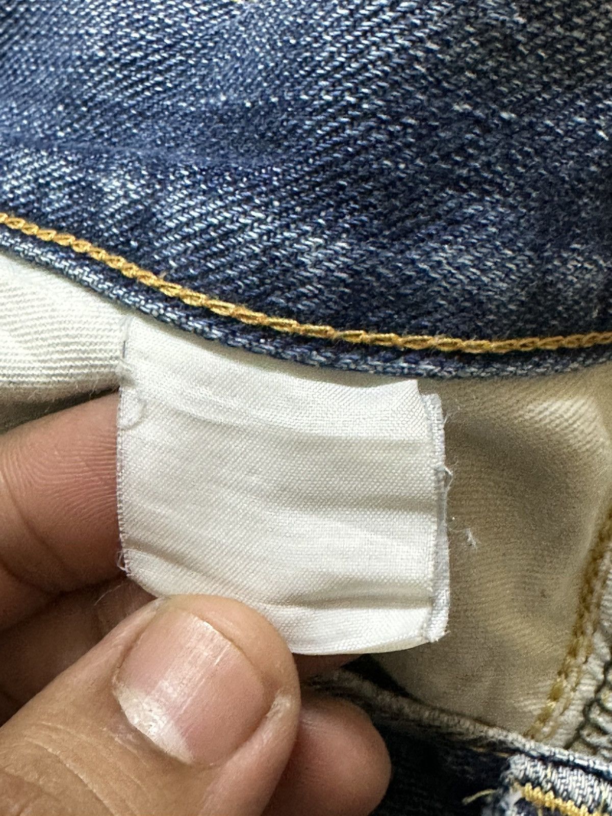 Johnbull Vintage Sewing Chop Clinic By Johnbull Selvedge Style Jeans Size US 33 - 10 Thumbnail