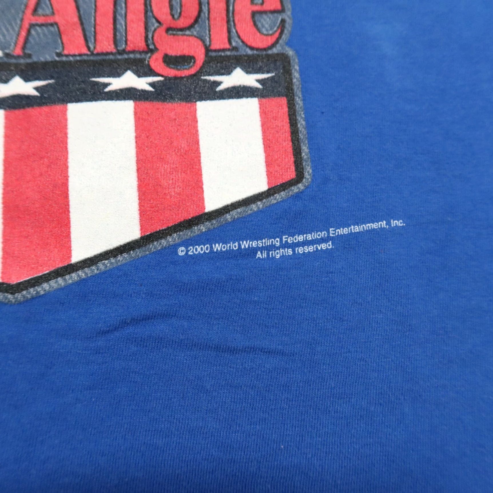 Vintage VINTAGE WWF Kurt Angle Shirt Blue Mens Medium Wrestling 2000s T-shirt WWE Rap Wrestler Size US M / EU 48-50 / 2 - 3 Thumbnail