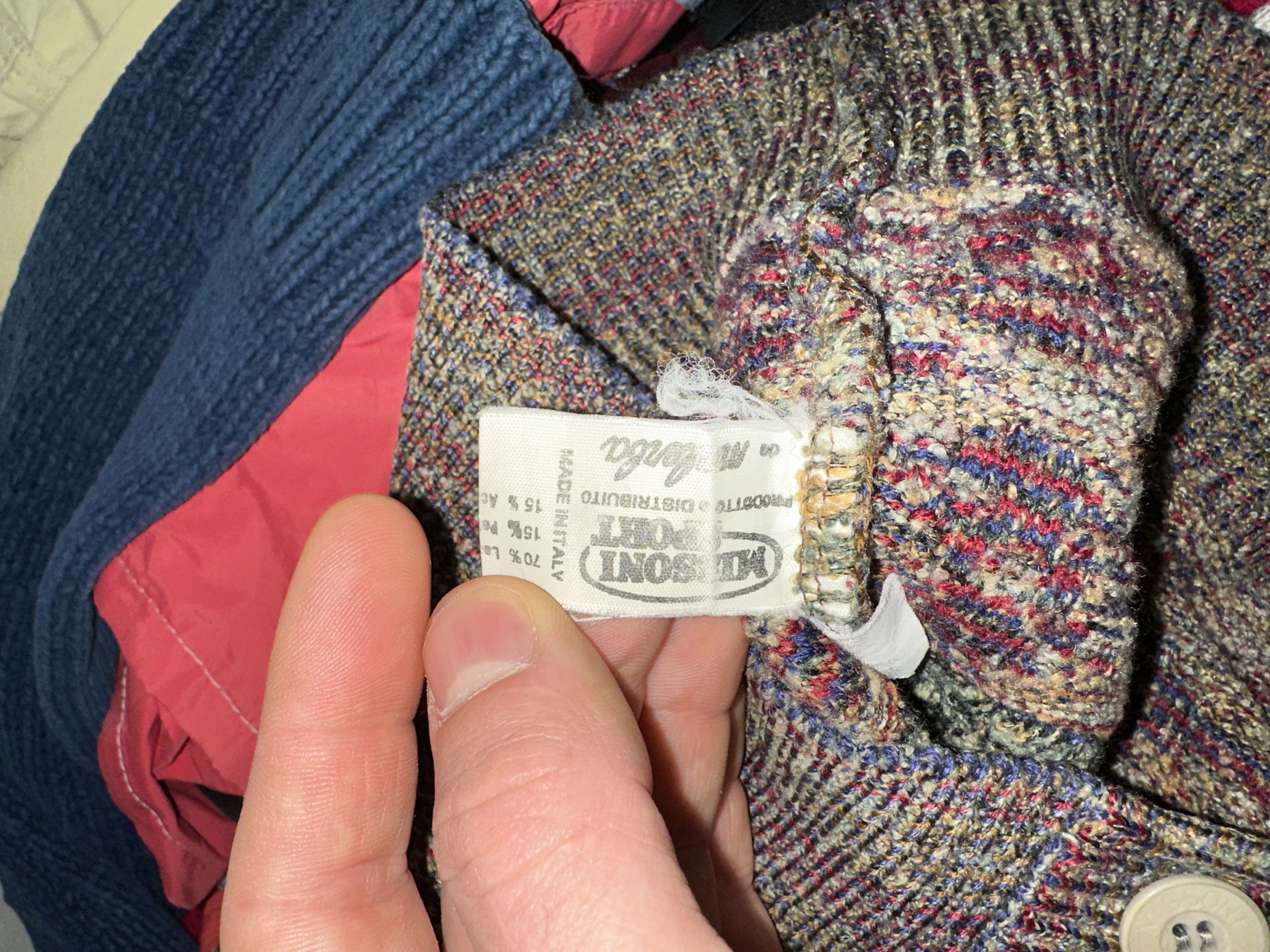 Missoni Missoni Sport Gilet 3D Knit Retro Sweater Vest Size 52 L Size US L / EU 52-54 / 3 - 13 Thumbnail