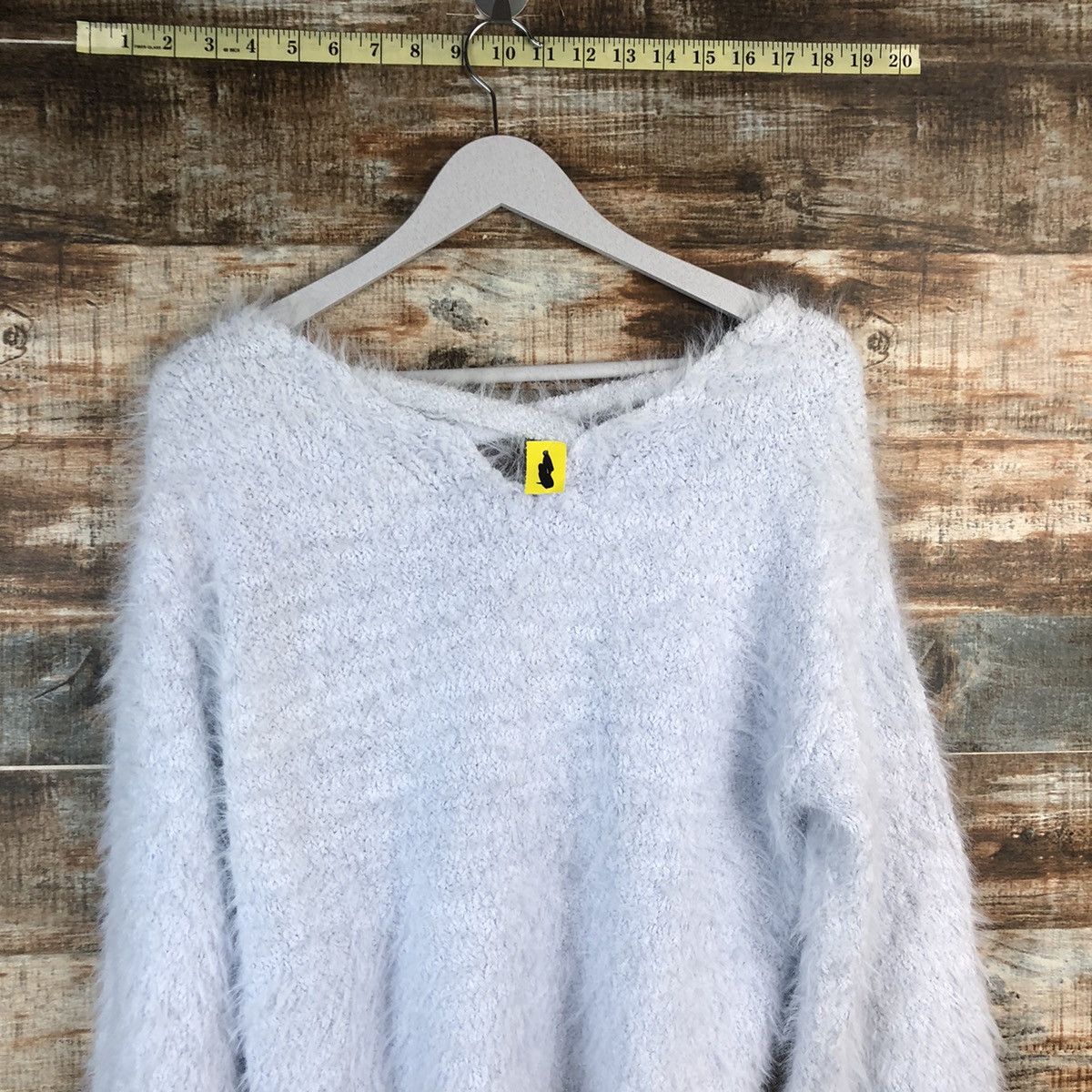 Vintage DL Olive Des Olive shaggy mohair fur Purple Knitwear #C024 Size M / US 6-8 / IT 42-44 - 13 Thumbnail