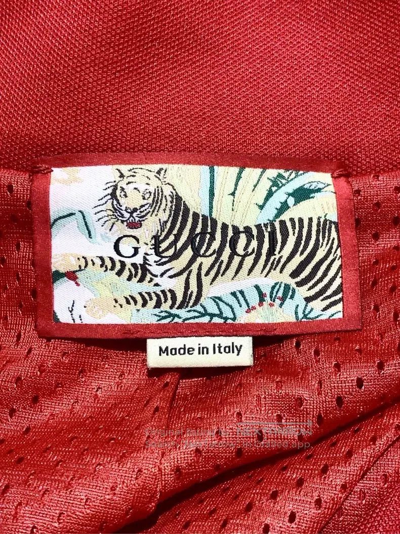 Gucci Gucci Logo tiger embroidery stand-up collar zipper jacket Size US XL / EU 56 / 4 - 3 Thumbnail