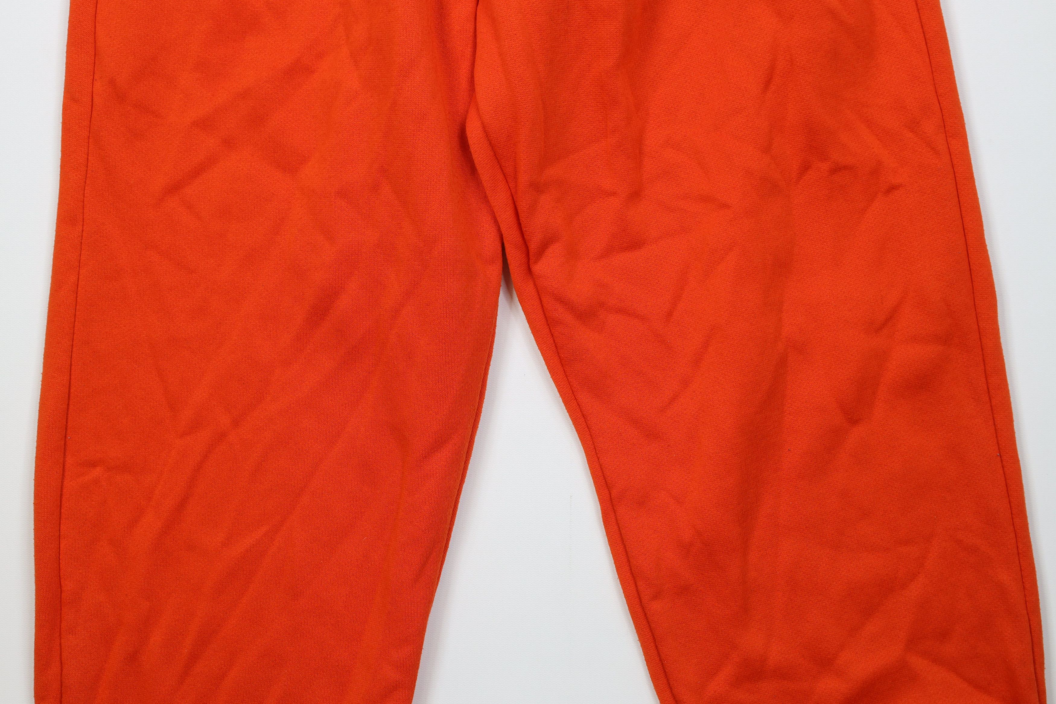 Vintage Vintage 90s Streetwear Cuffed Sweatpants Joggers Orange USA Size 28" / US 6 / IT 42 - 3 Thumbnail