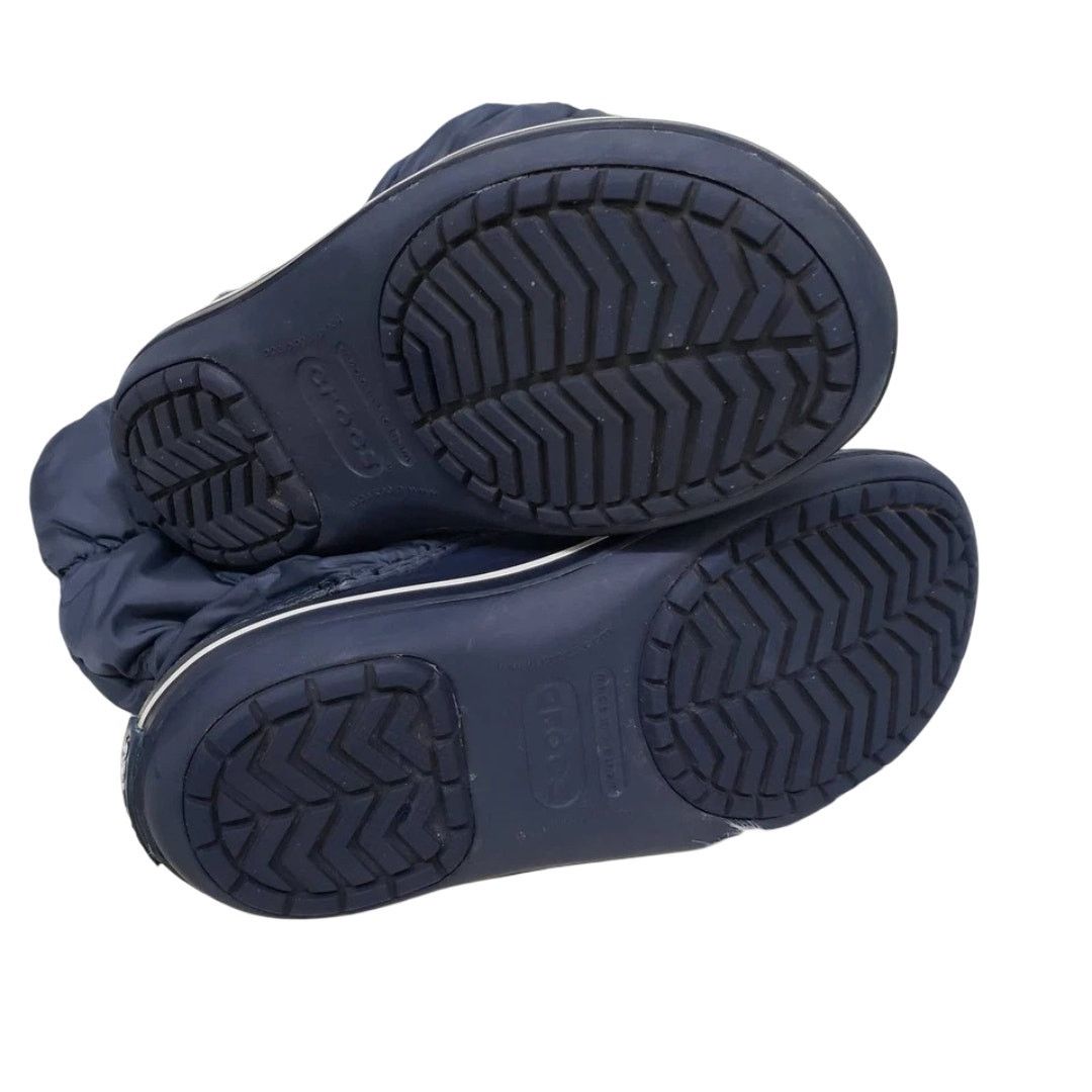 Crocs Crocs Winter Puff Boots 14614 Nylon Textile Navy/White 6 Size US 6 / IT 36 - 8 Thumbnail