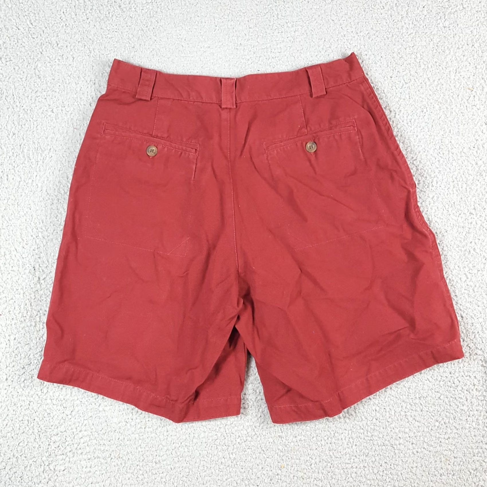 Vintage Columbia Outdoor Hiking Red Canvas Chino Shorts Mens Size 30 Casual Summer 90s 00s Vintage Size US 30 / EU 46 - 4 Thumbnail