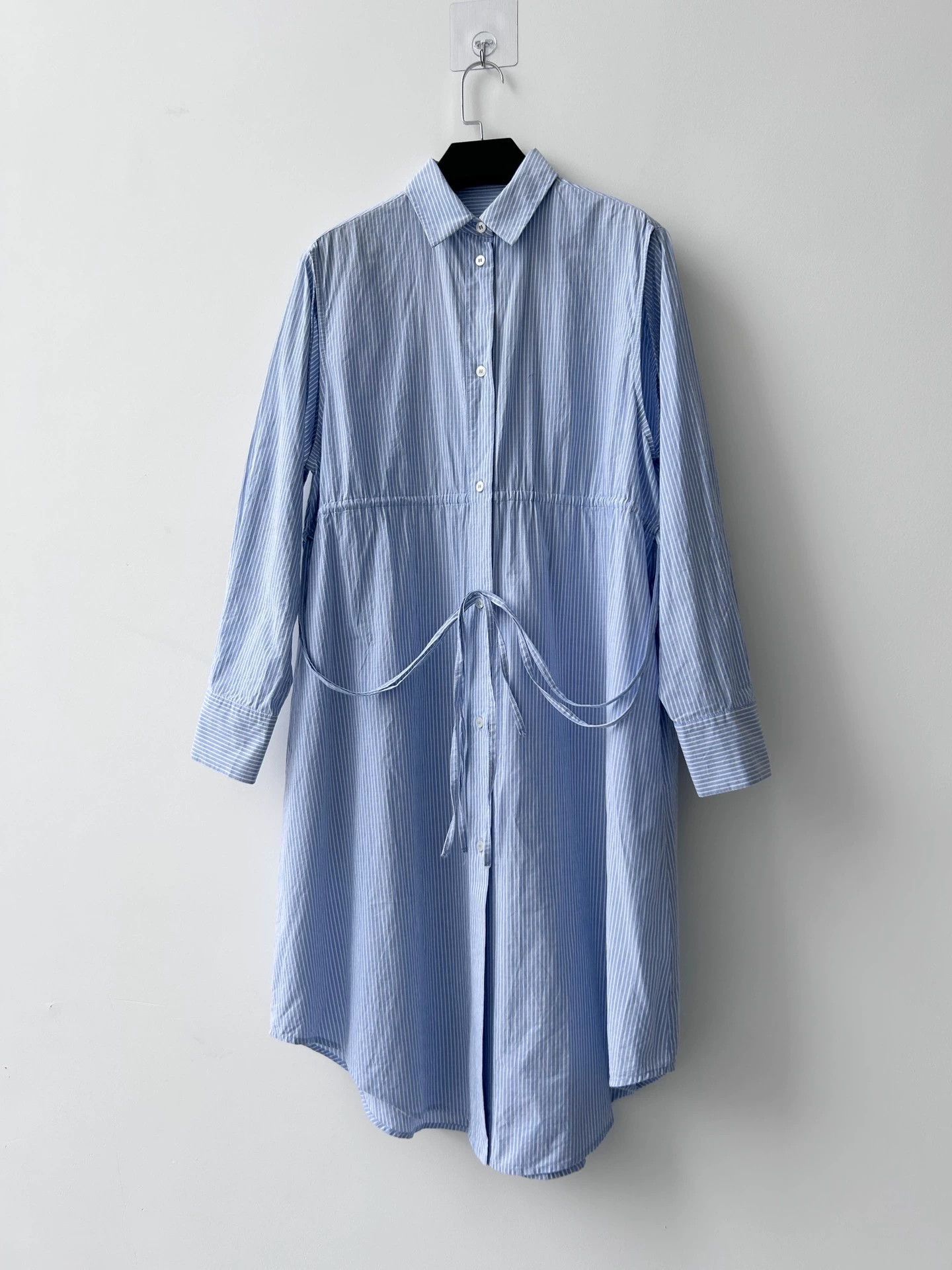 MM6 MM6 S/S19 Drawstring Shirt Dress Women's 40 Size S / US 4 / IT 40 - 1 Thumbnail