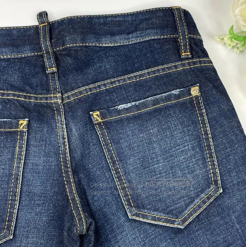 Dsquared2 DSQUARED2 Men's Blue Cotton Casual Pants . Size US 27 - 2 Thumbnail