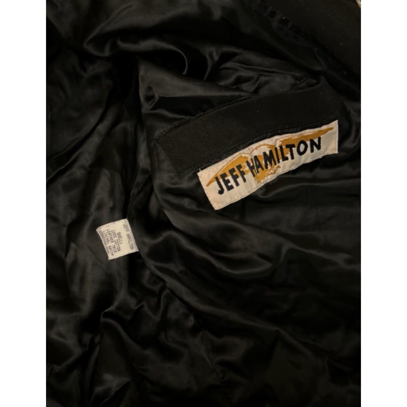 Hamilton VINTAGE Castrol GTX Racing NASCAR Jeff Hamilton Leather Varsity Jacket XXL Size US XXL / EU 58 / 5 - 4 Thumbnail