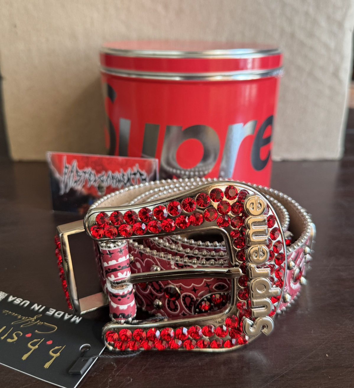 Supreme Black bandana supreme BB Belt | Grailed