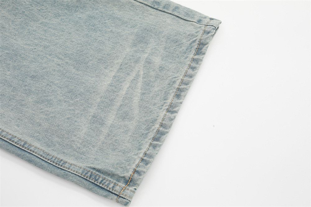 Japanese Brand × Jean Men's loose casual straight washed distressed jeans Size US 32 / EU 48 - 5 Thumbnail