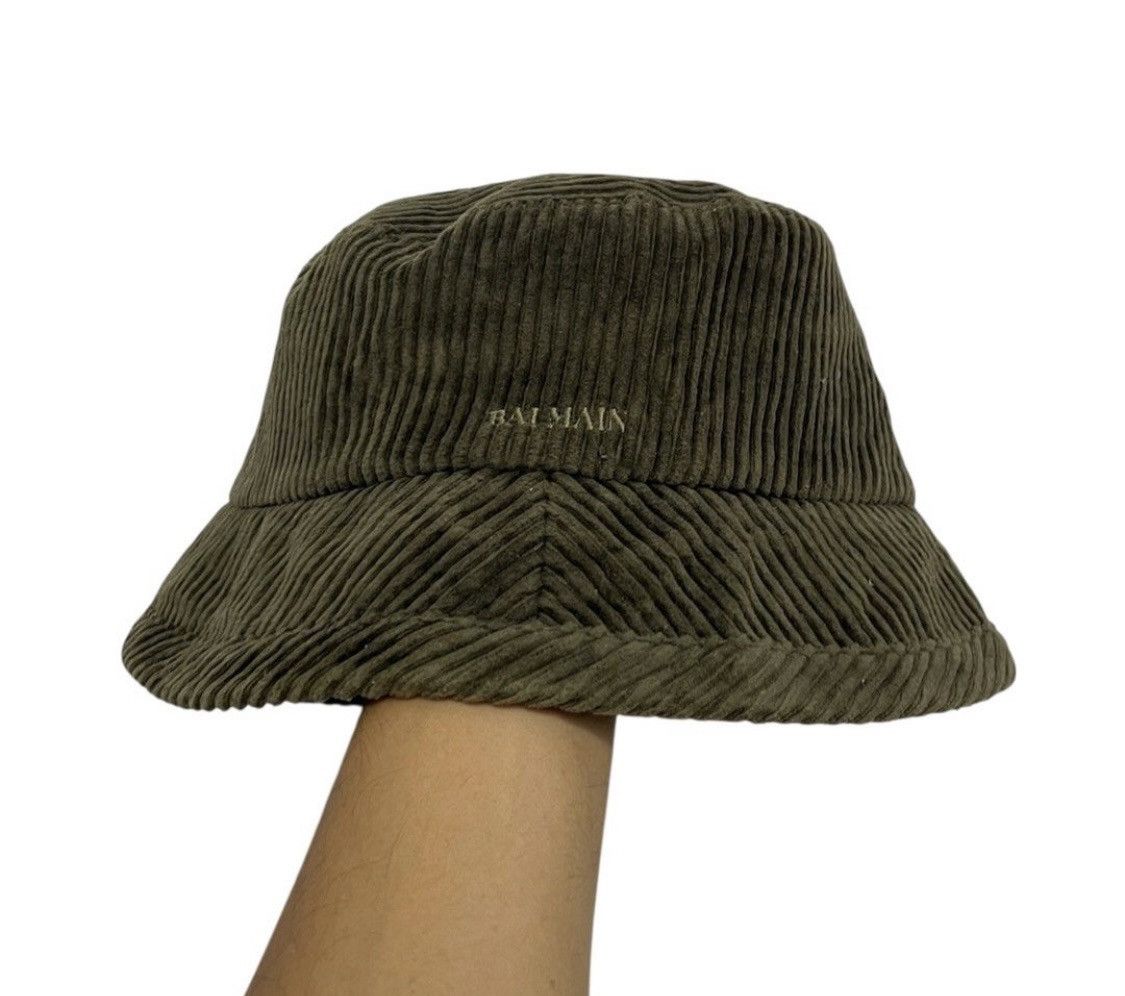 Balmain Vintage Balmain Corduroy Hats Size ONE SIZE - 1 Thumbnail