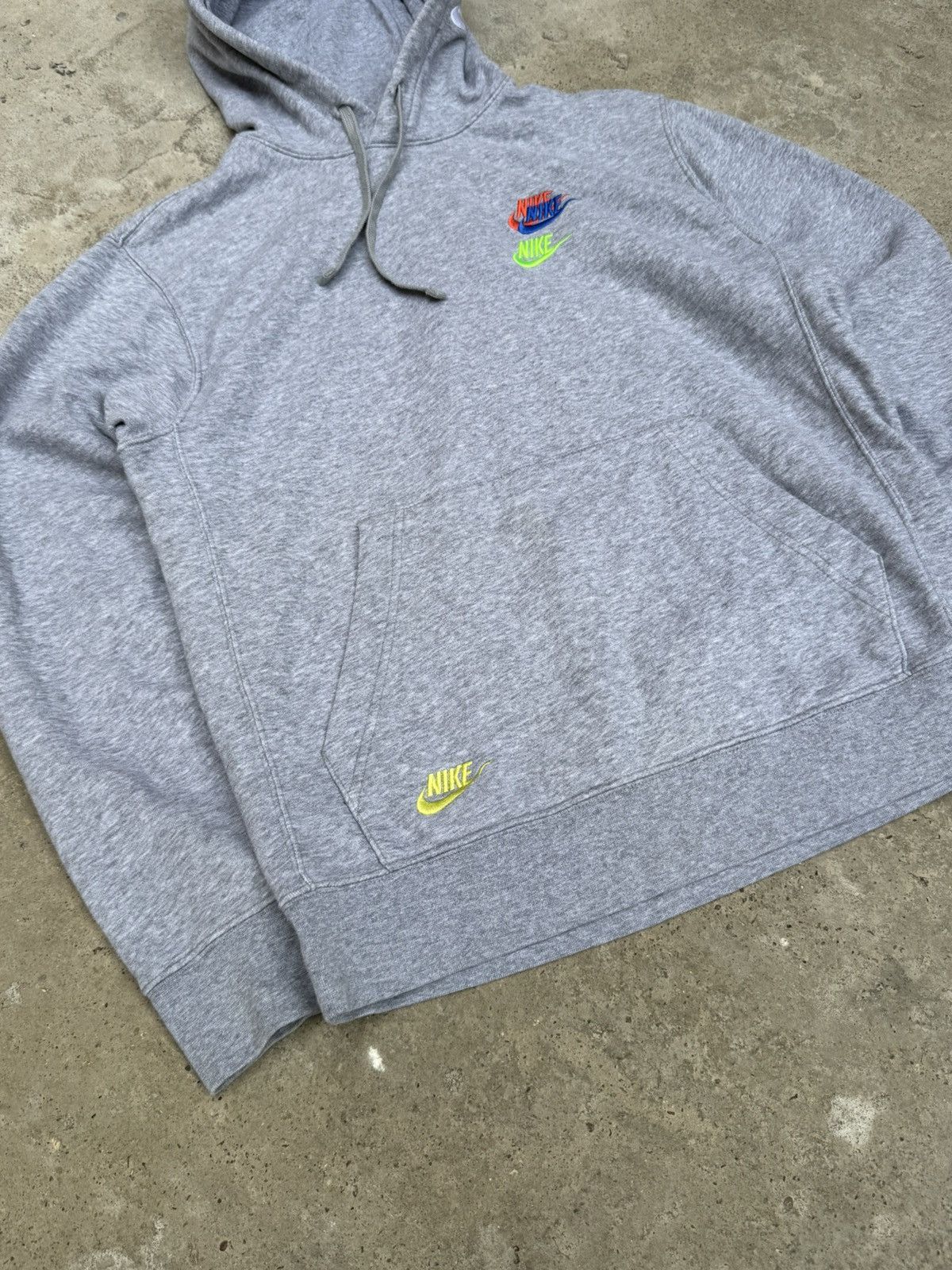 Nike VINTAGE RARE NIKE MULTILOGO HOODIE EMBROIDERY Size US S / EU 44-46 / 1 - 5 Thumbnail
