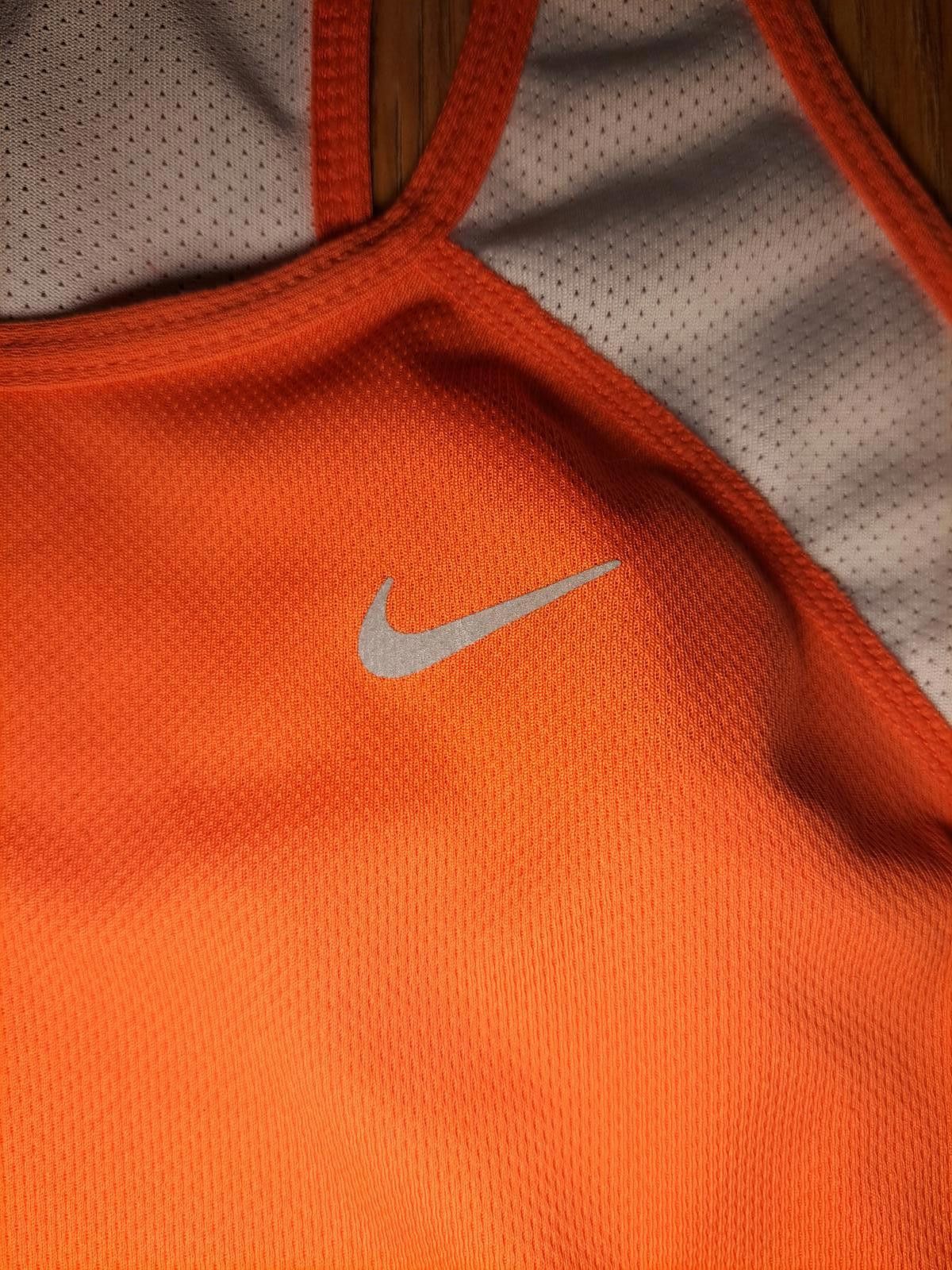 Nike Nike Dri Fit Tank Top Womens Small 4-6 Orange Activewear Size ONE SIZE - 3 Thumbnail