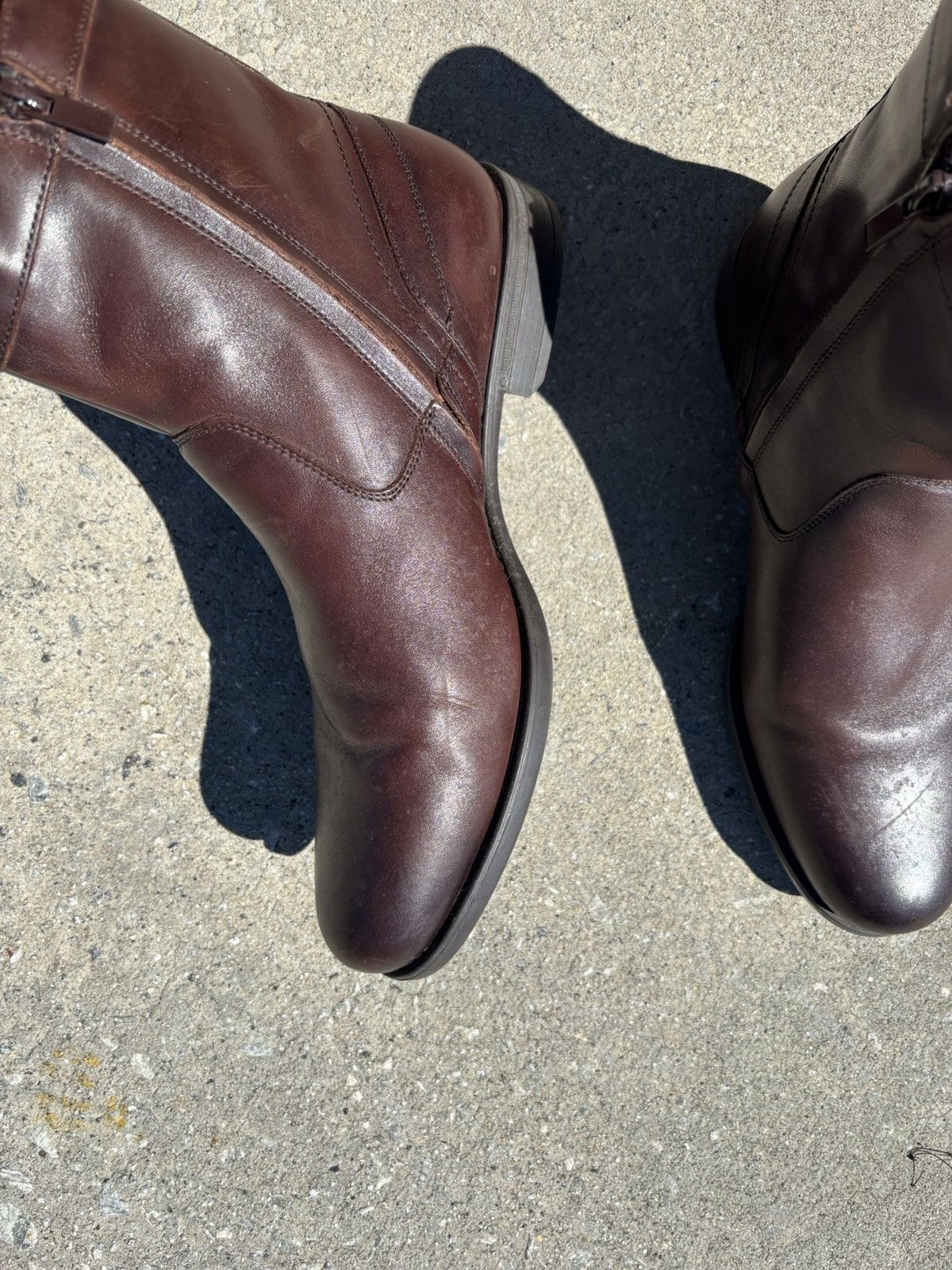 Florsheim Florsheim Men’s Brown Leather Boots 10EEE Size US 10 / EU 43 - 6 Thumbnail