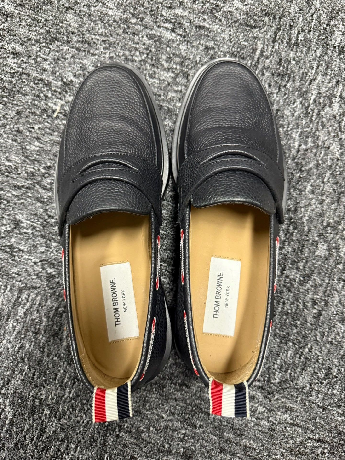Thom Browne Thom Browne Men's Black Rubber Sole Loafers US7 Rare Size US 7 / EU 40 - 5 Thumbnail