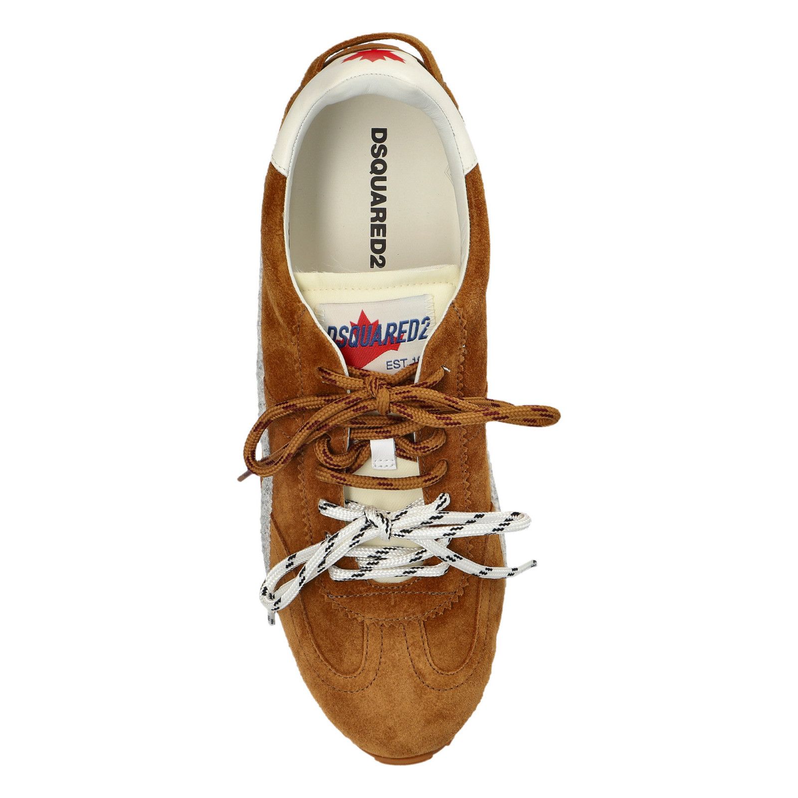 Dsquared2 DSQUARED2 DC-642 Brown Suede Leather Sneakers New And Authen Size US 9 / EU 42 - 4 Thumbnail