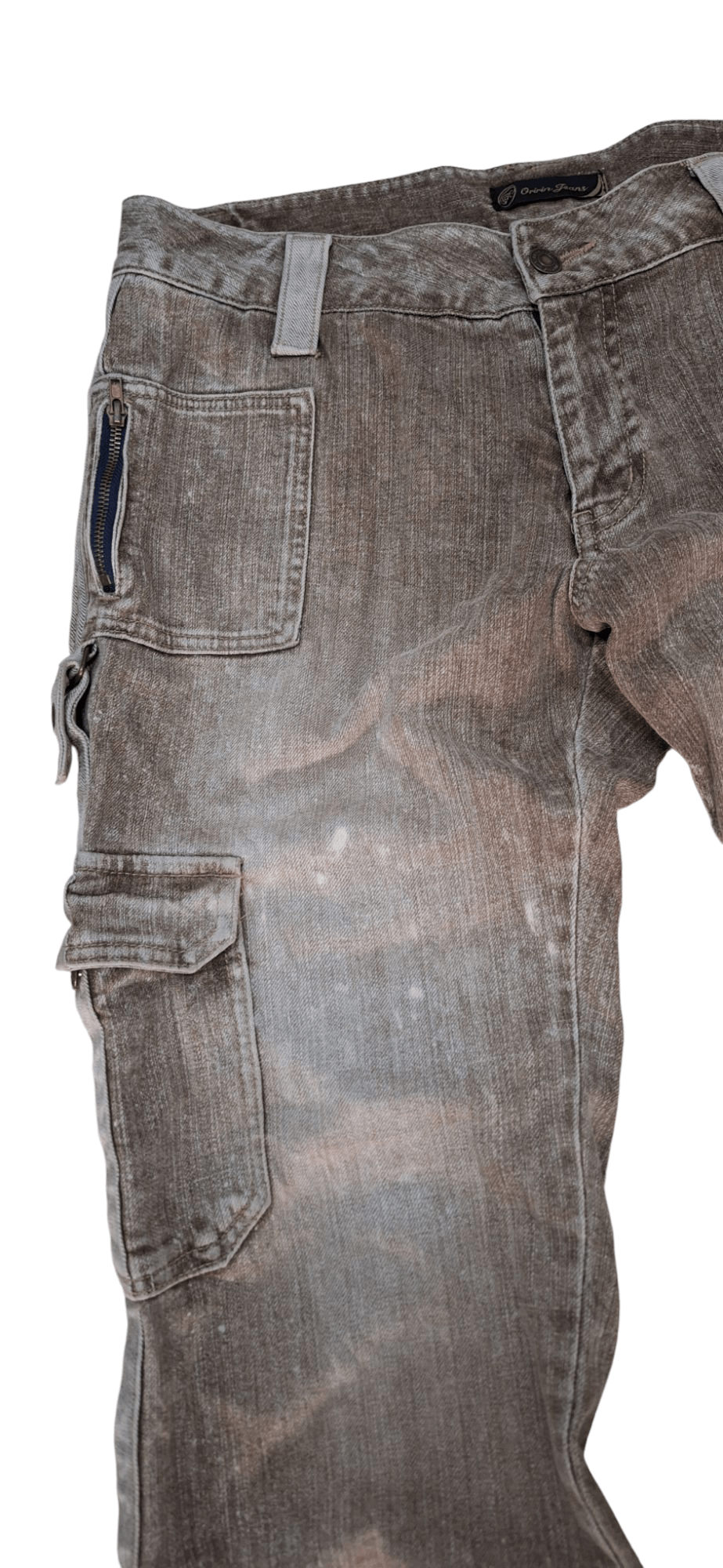 If Six Was Nine Japanese Brand Oririns Cargo Six Pockets Flared Denim Size US 32 / EU 48 - 6 Thumbnail