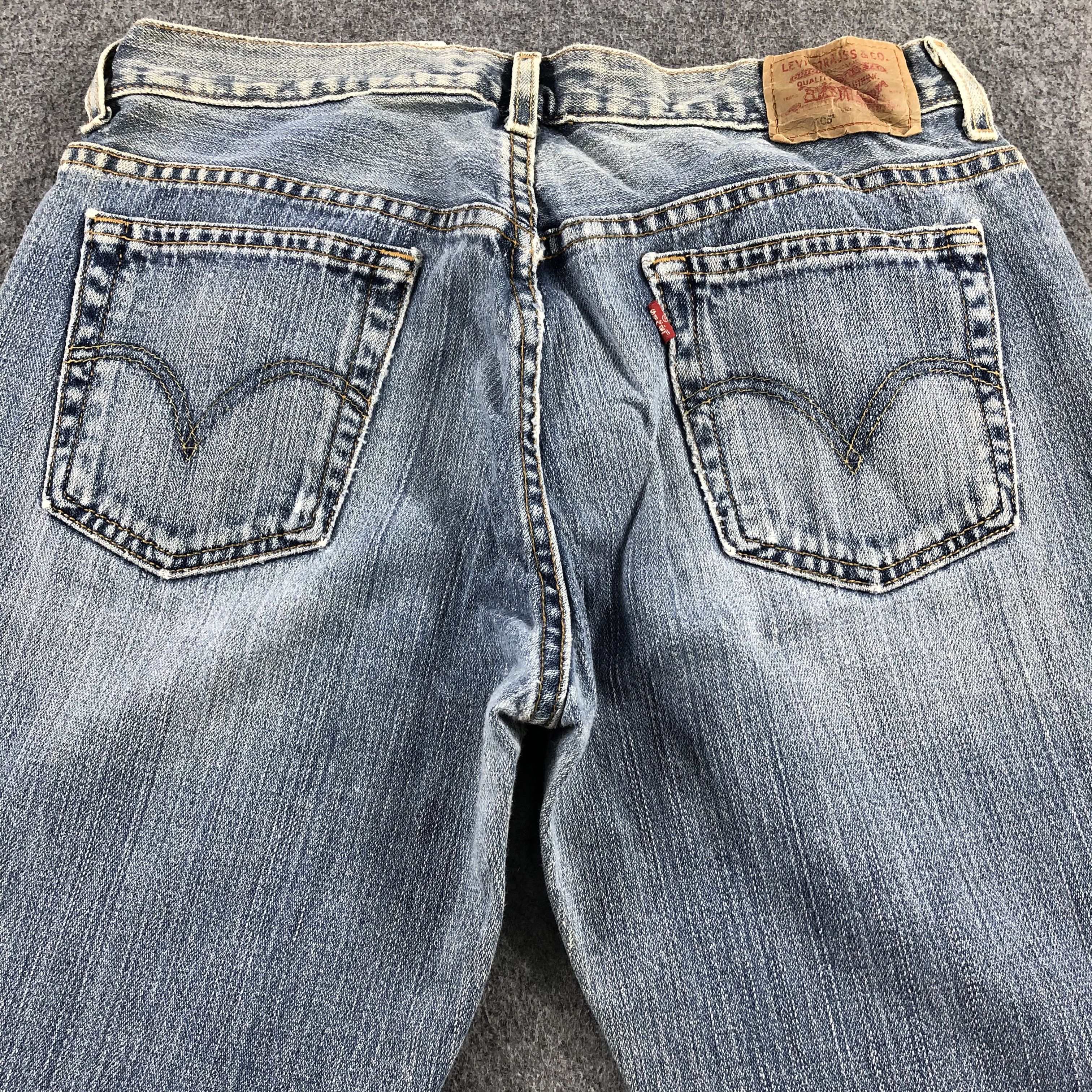 Levi's Vintage 90s Light Wash Levis 505 Jeans-J2168 Size US 32 / EU 48 - 4 Thumbnail