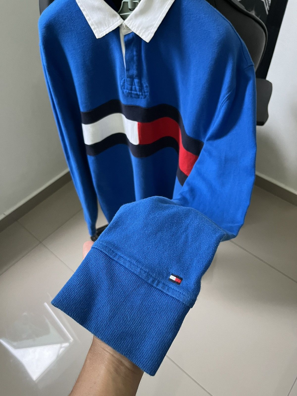 Tommy Hilfiger Tommy Hilfiger Rugby Polo Shirt Size US L / EU 52-54 / 3 - 4 Thumbnail