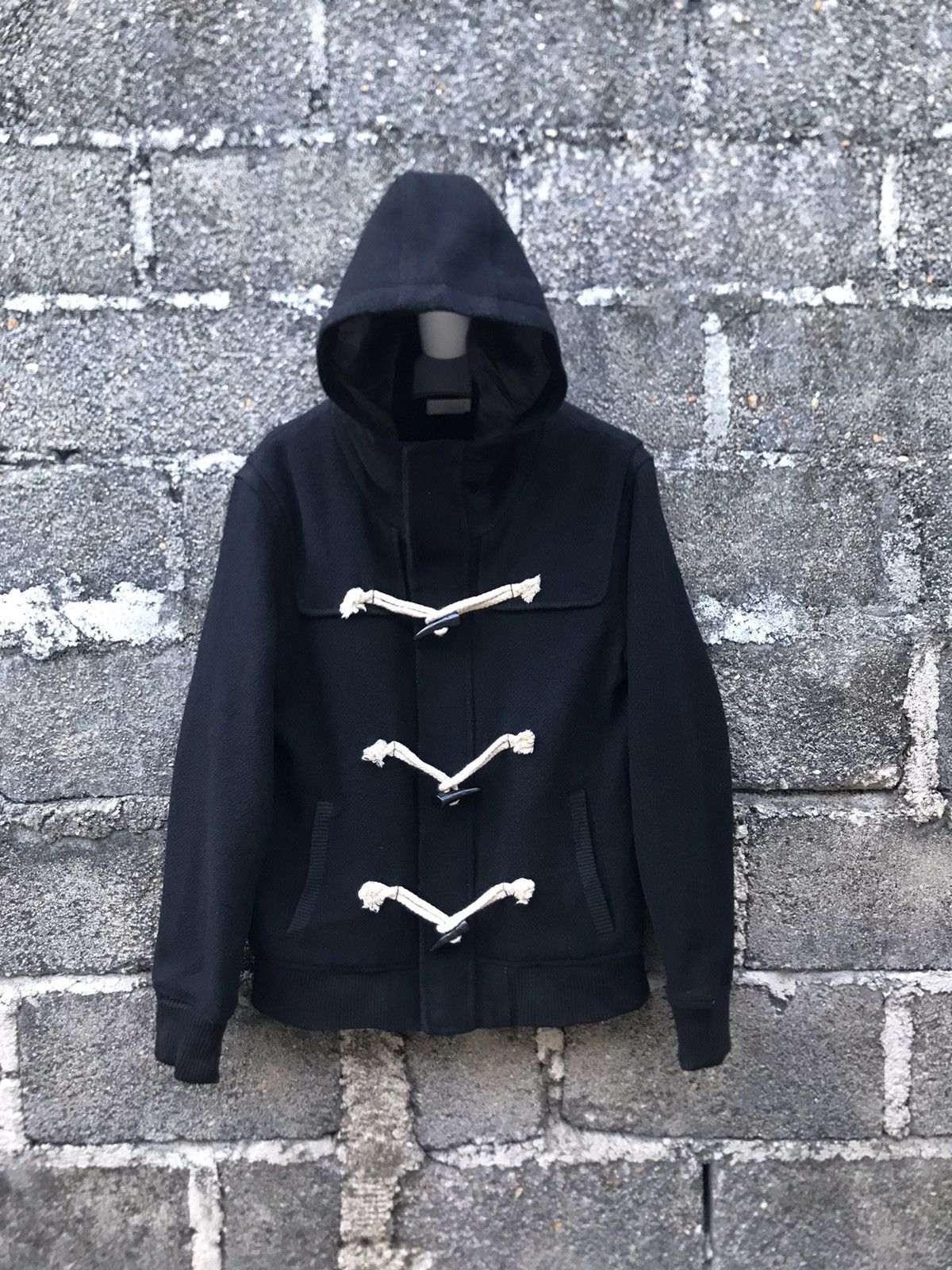 Japanese Brand 🔥V1BGYOR Hooded Wool Duffle Bomber Jacket Size US S / EU 44-46 / 1 - 1 Thumbnail