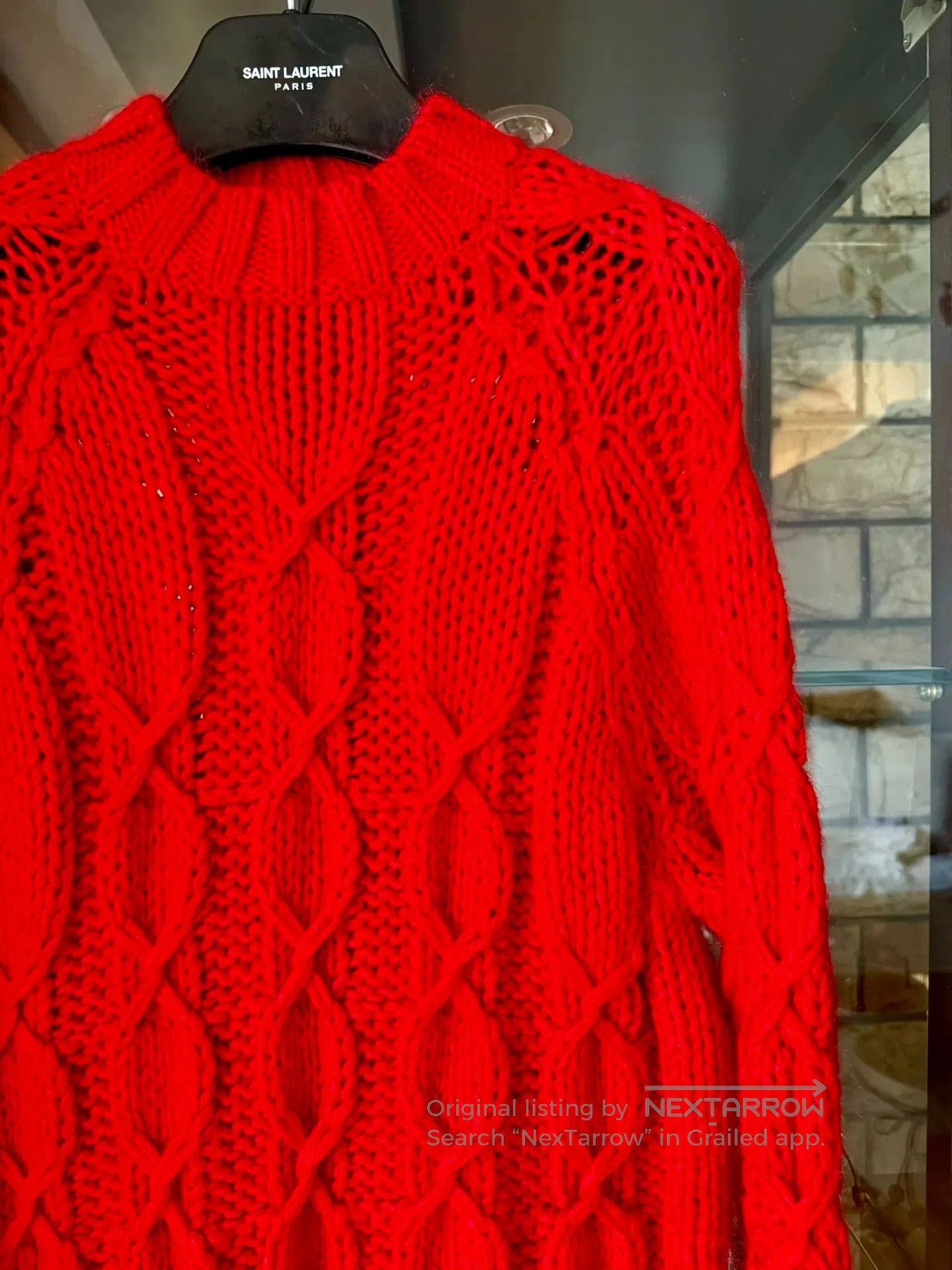 Saint Laurent Paris saint laurent red knit turtleneck sweater. Size M / US 6-8 / IT 42-44 - 2 Thumbnail