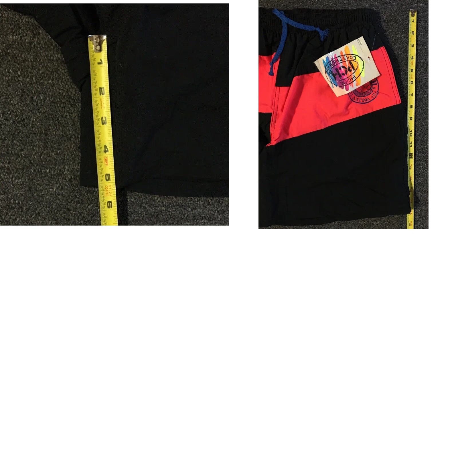 Billabong VINTAGE Billabong Board Shorts XL Men Black PCH Pro Volleyball Circuit Lined 80s 90s Surf Beach Trunks Size US 36 / EU 52 - 8 Thumbnail