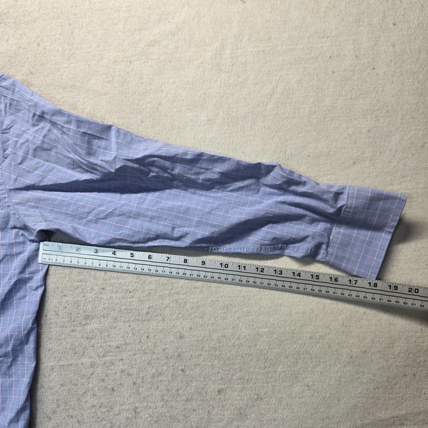 Chaps Chaps Shirt Men M Medium Plaid Blue Stretch Comfort Regular Fit Dress Shirt Size US M / EU 48-50 / 2 - 4 Thumbnail