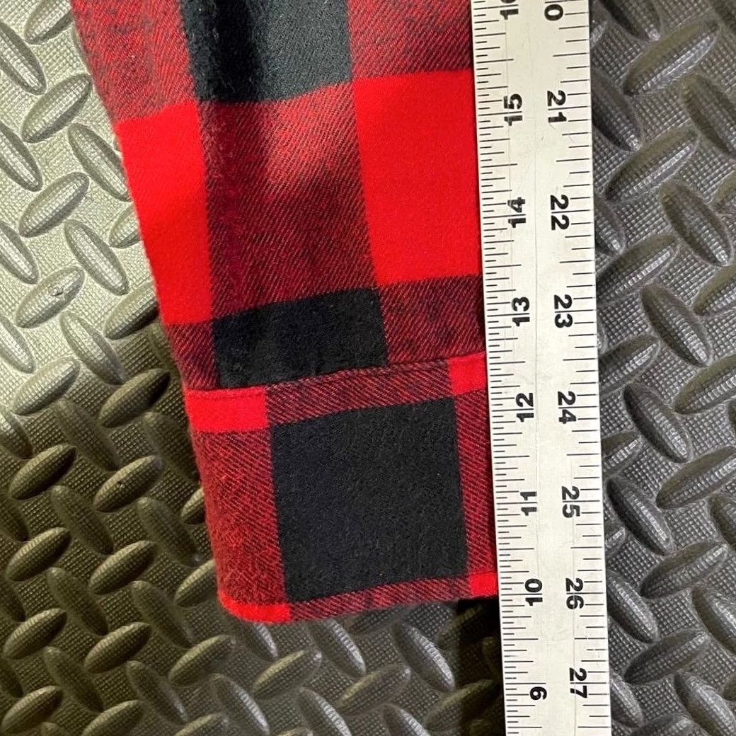 American Eagle Outfitters American Eagle Flannel Button Up Shirt Red Black Plaid Long Sleeve Heavy Cotton Sz M Big & Tall Mens MT Size US M / EU 48-50 / 2 - 6 Thumbnail