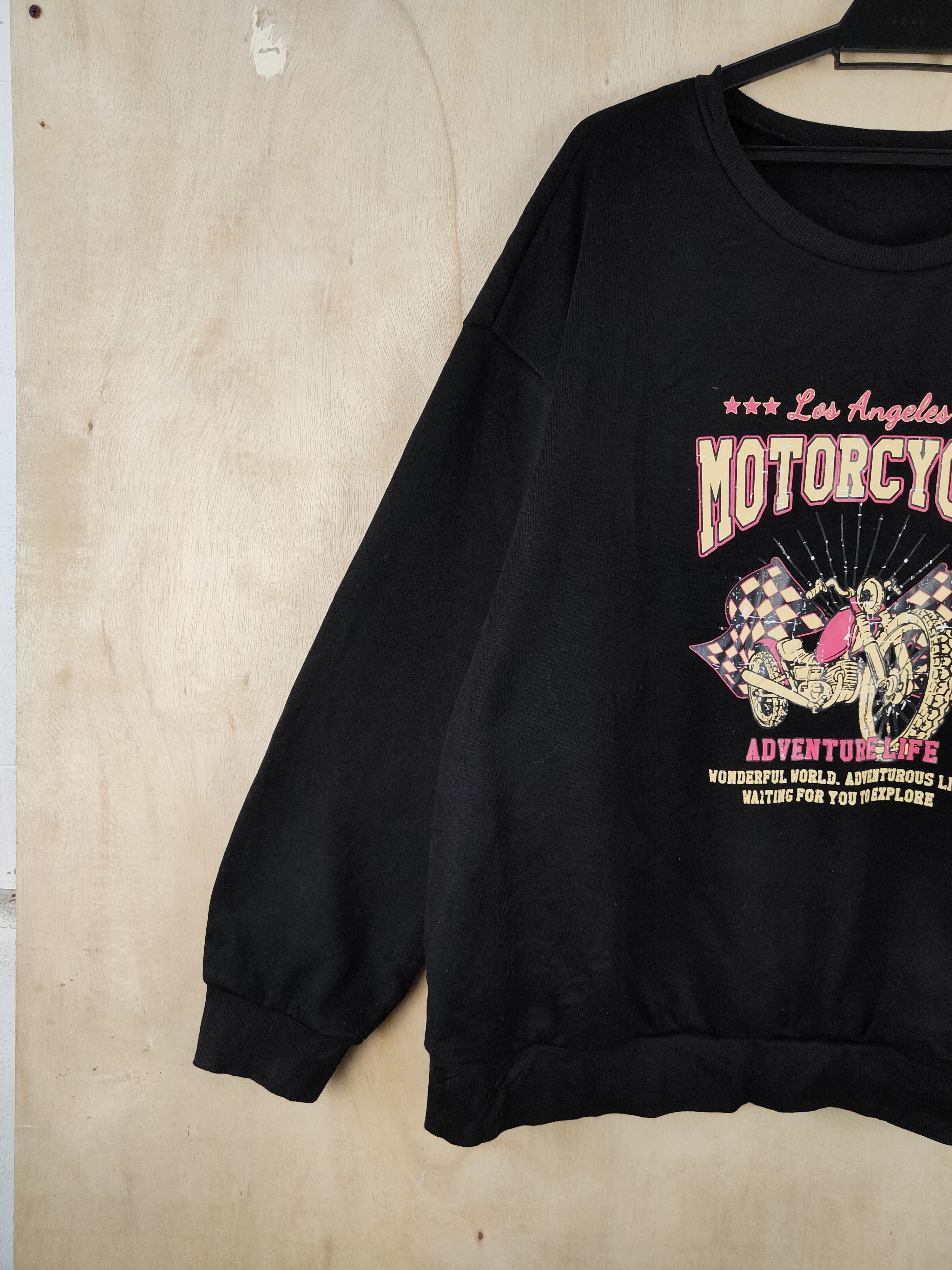 Indian Motorcycle Shein Black Motorcycle Sweatshirts #S2571 Size US XL / EU 56 / 4 - 4 Thumbnail