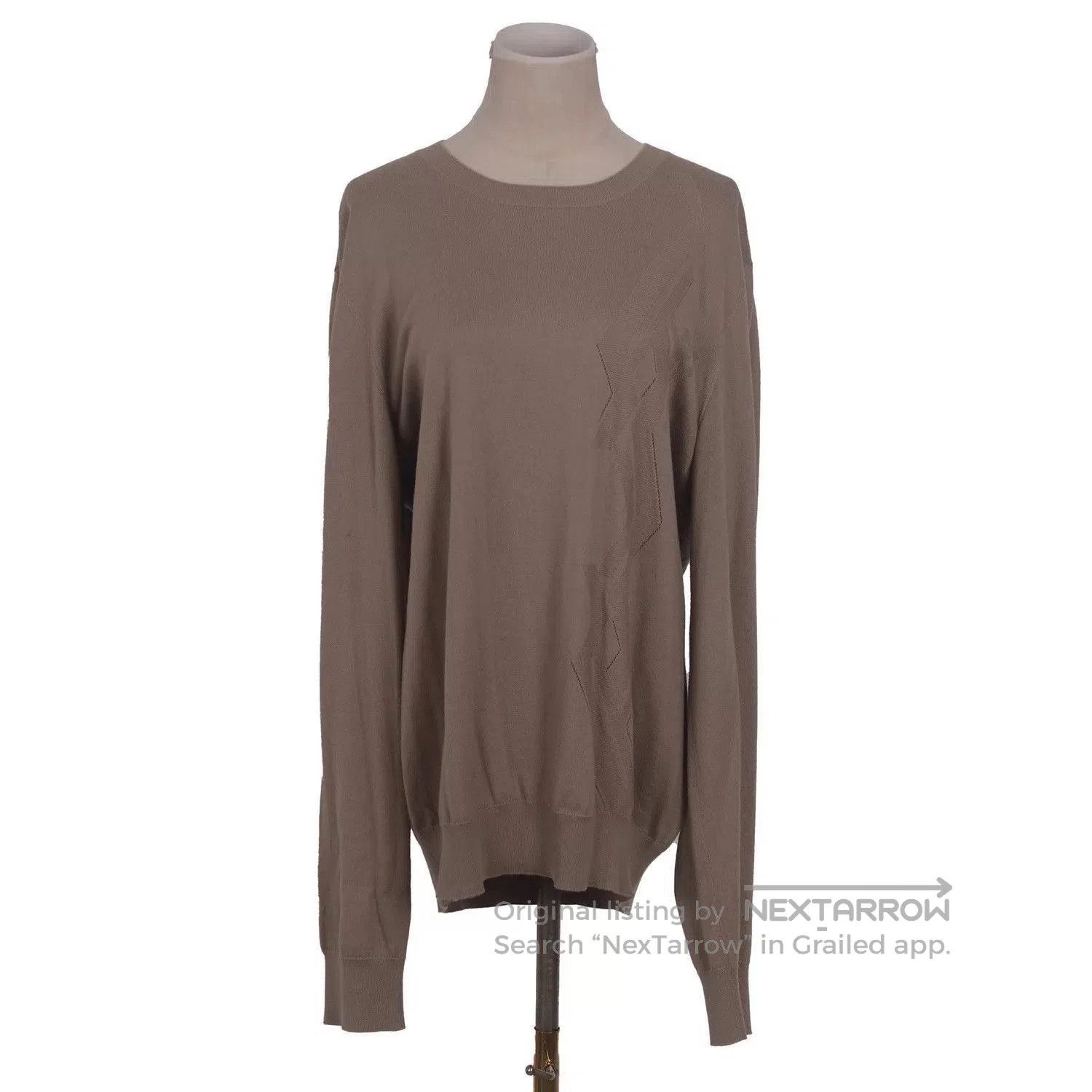 Hermes Brown Long Sleeve Knit Sweater. Size US S / EU 44-46 / 1 - 1 Thumbnail