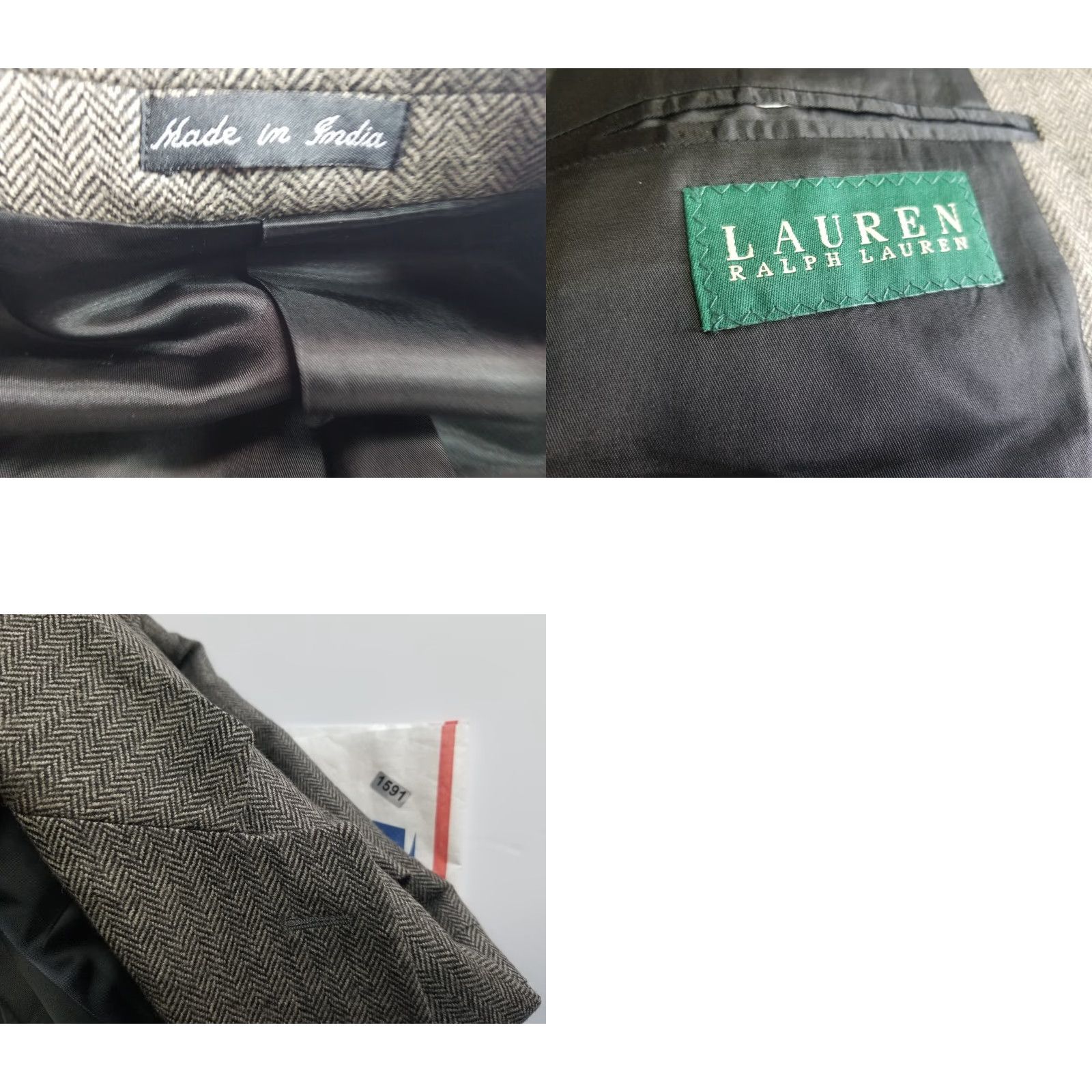 Ralph Lauren LAUREN RALPH LAUREN Sportcoat Blazer 44R Wool Beige Two-Button 2 Button Single-Breasted Regular Mens Wool Tweed Blazer Jacket Beige SPORTCOAT Size 44R - 9 Thumbnail